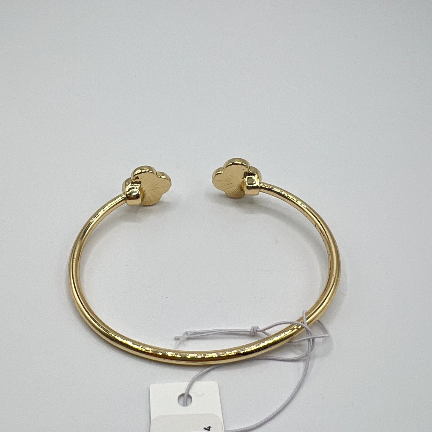 Clover Bangle in Black and Gold
