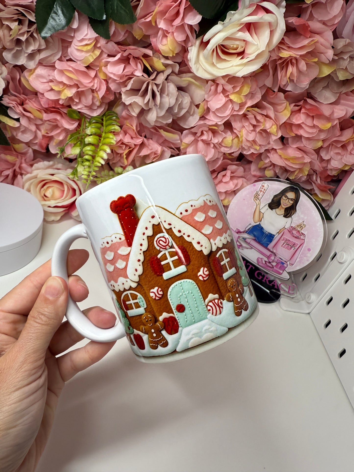 Gingerbread House 3D Ceramic Coffee Mug