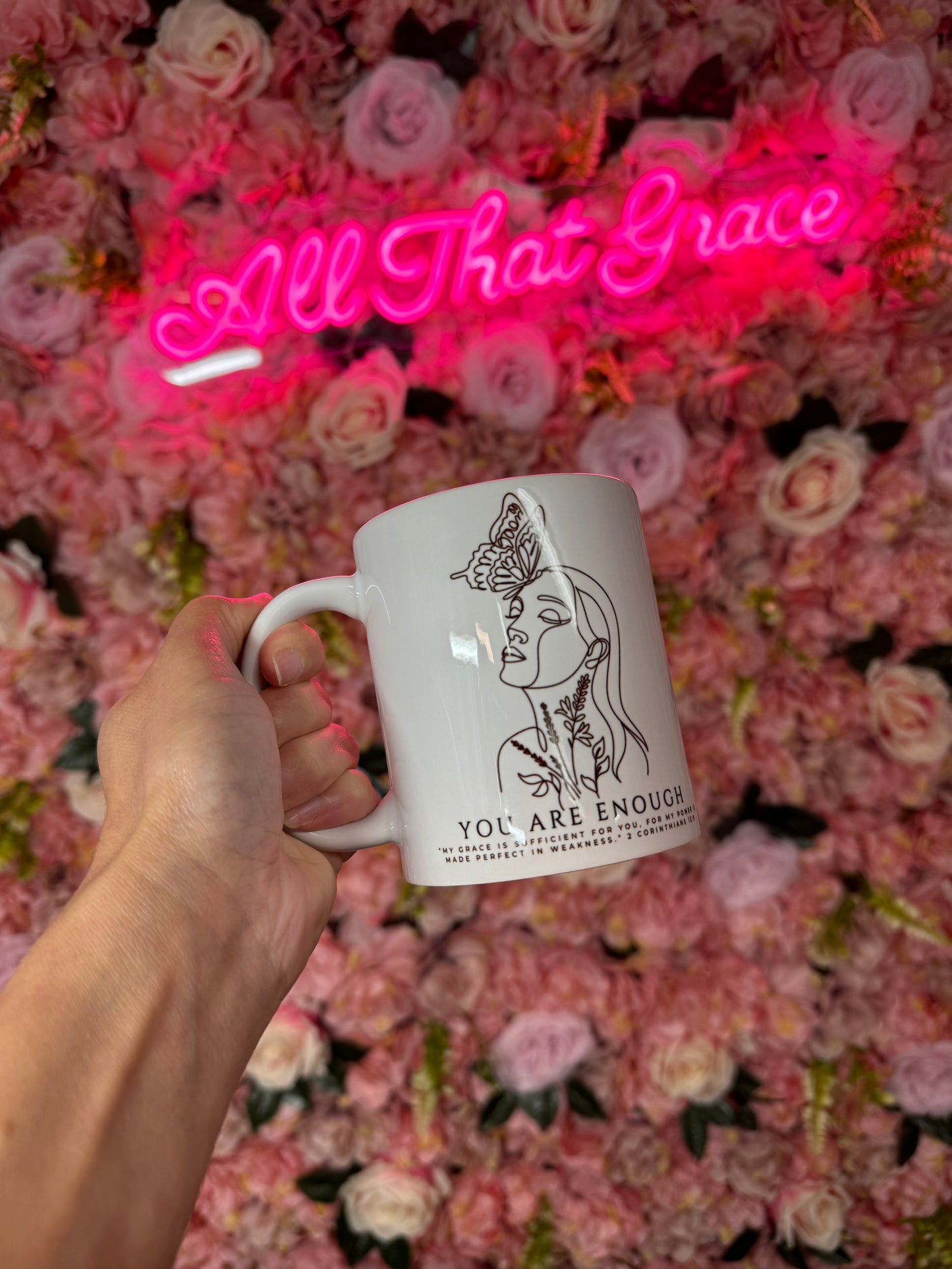 You Are Enough 2 Corinthians 12:9 Mug