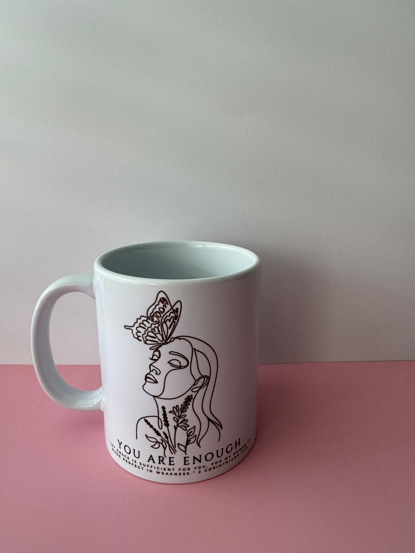 You Are Enough 2 Corinthians 12:9 Mug