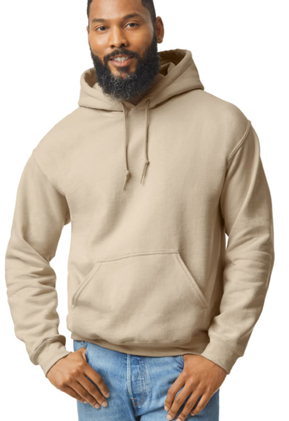 Wifey Arched Neutral Hoodie in Sand