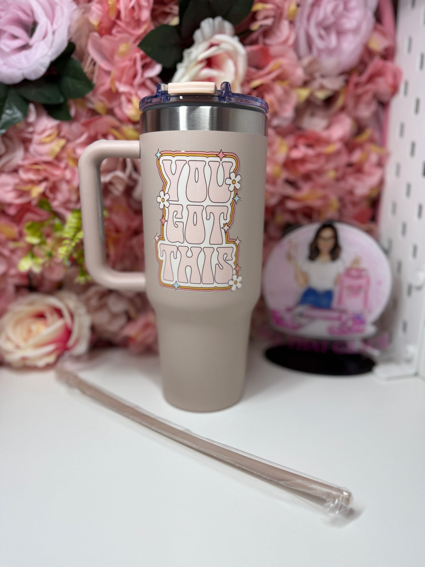 You Got This Big Swig 40oz Tumbler In Mushroom