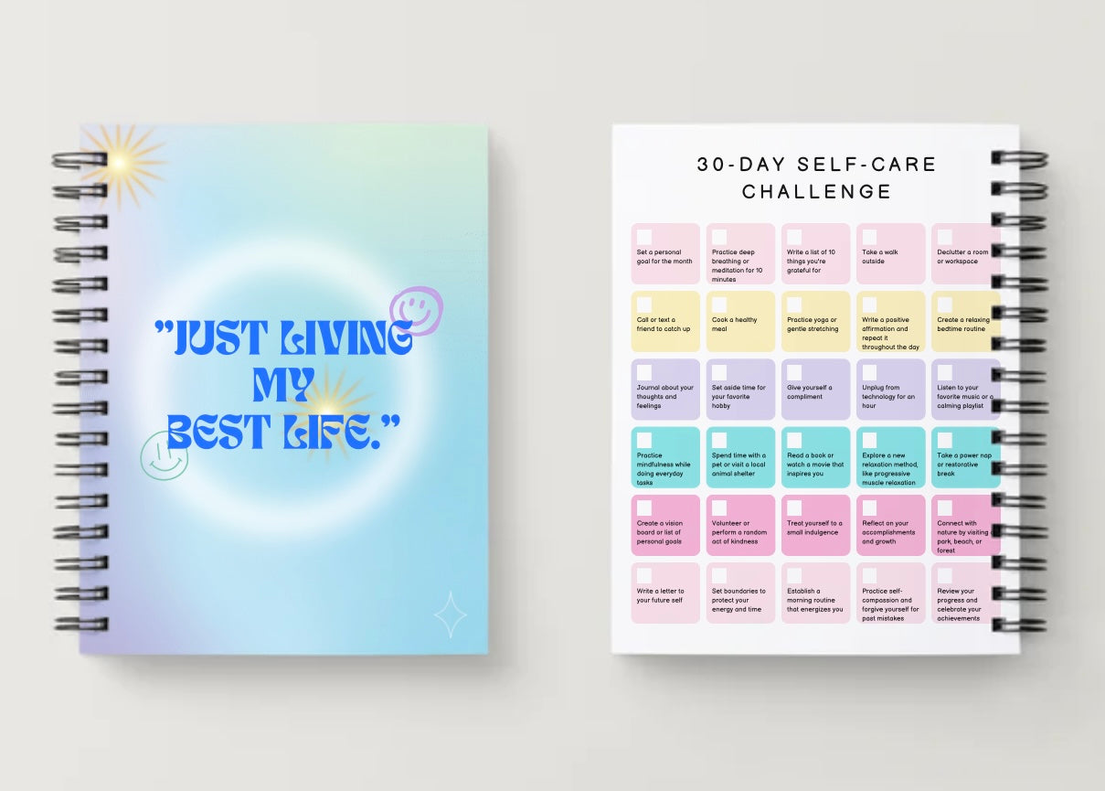 Believe in Yourself Weekly Planner Hardcover Half Paper Size