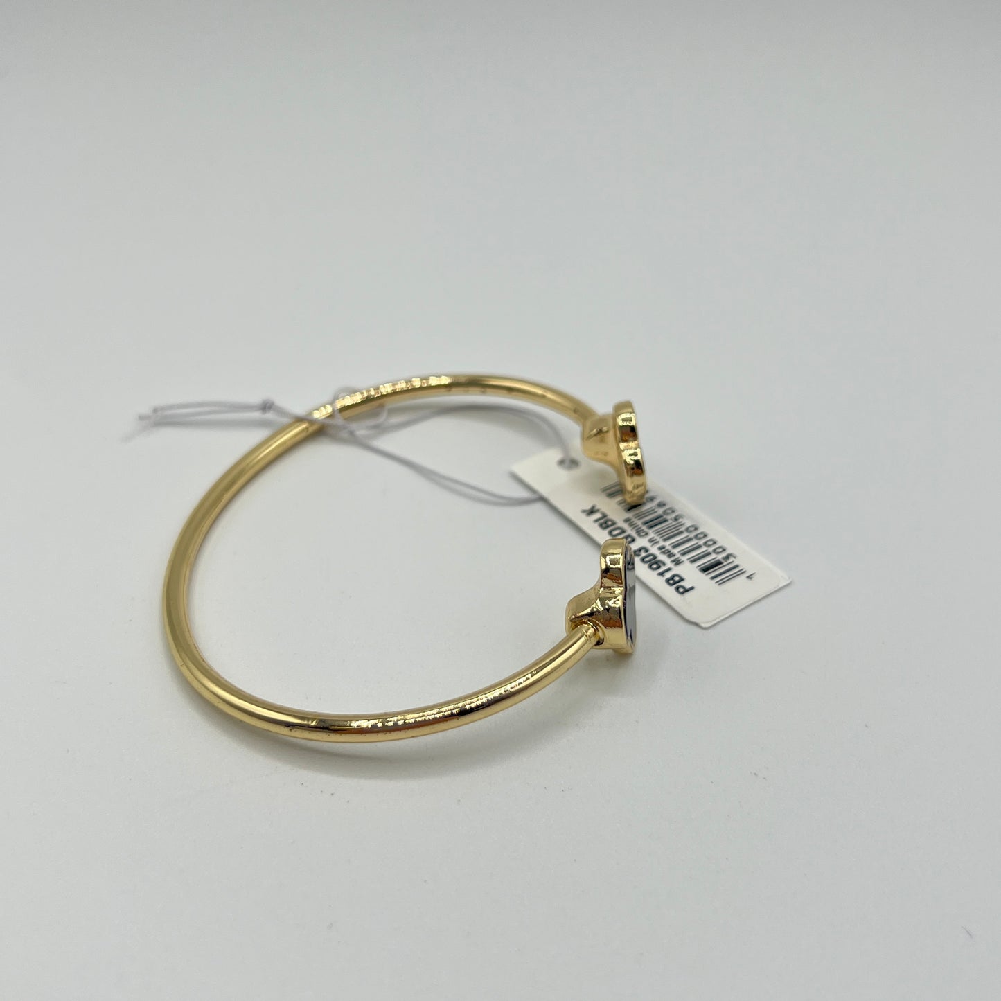 Clover Bangle in Black and Gold