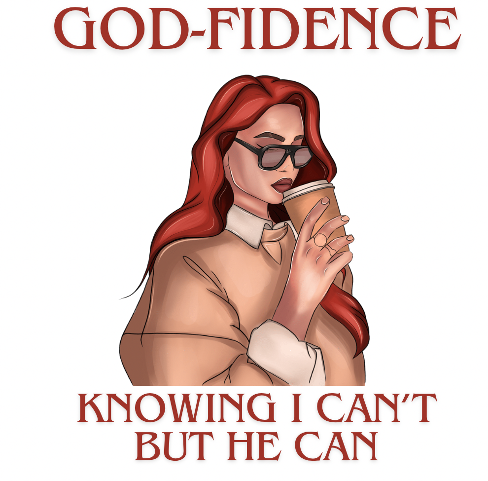 God-Fidence Knowing I Can't But He Can Ceramic Coffee Mug