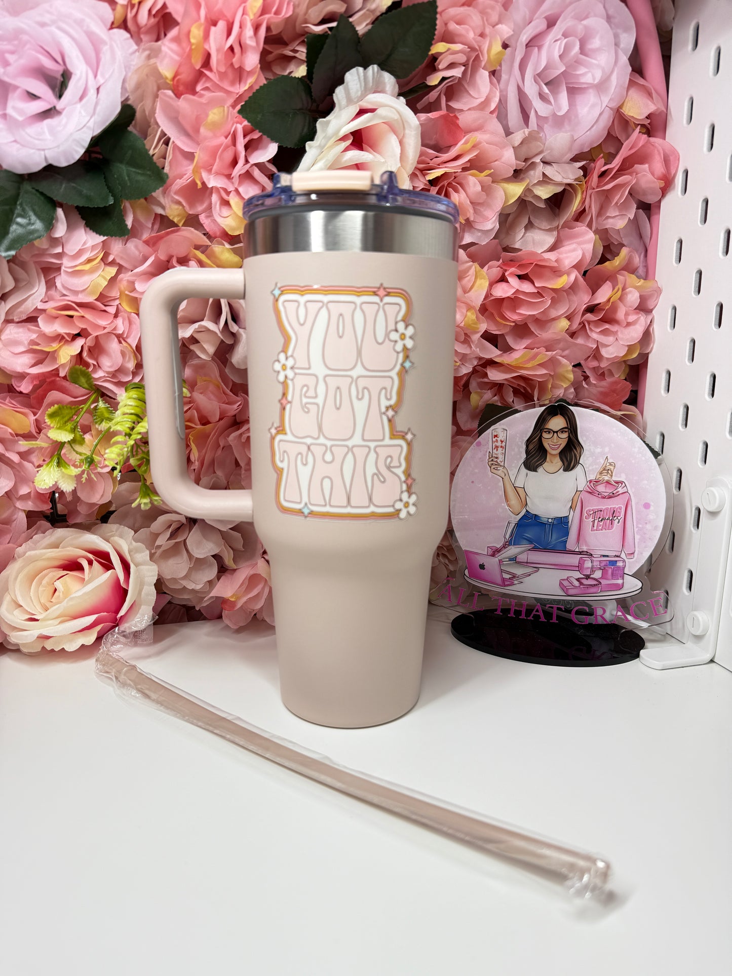 You Got This Big Swig 40oz Tumbler In Mushroom