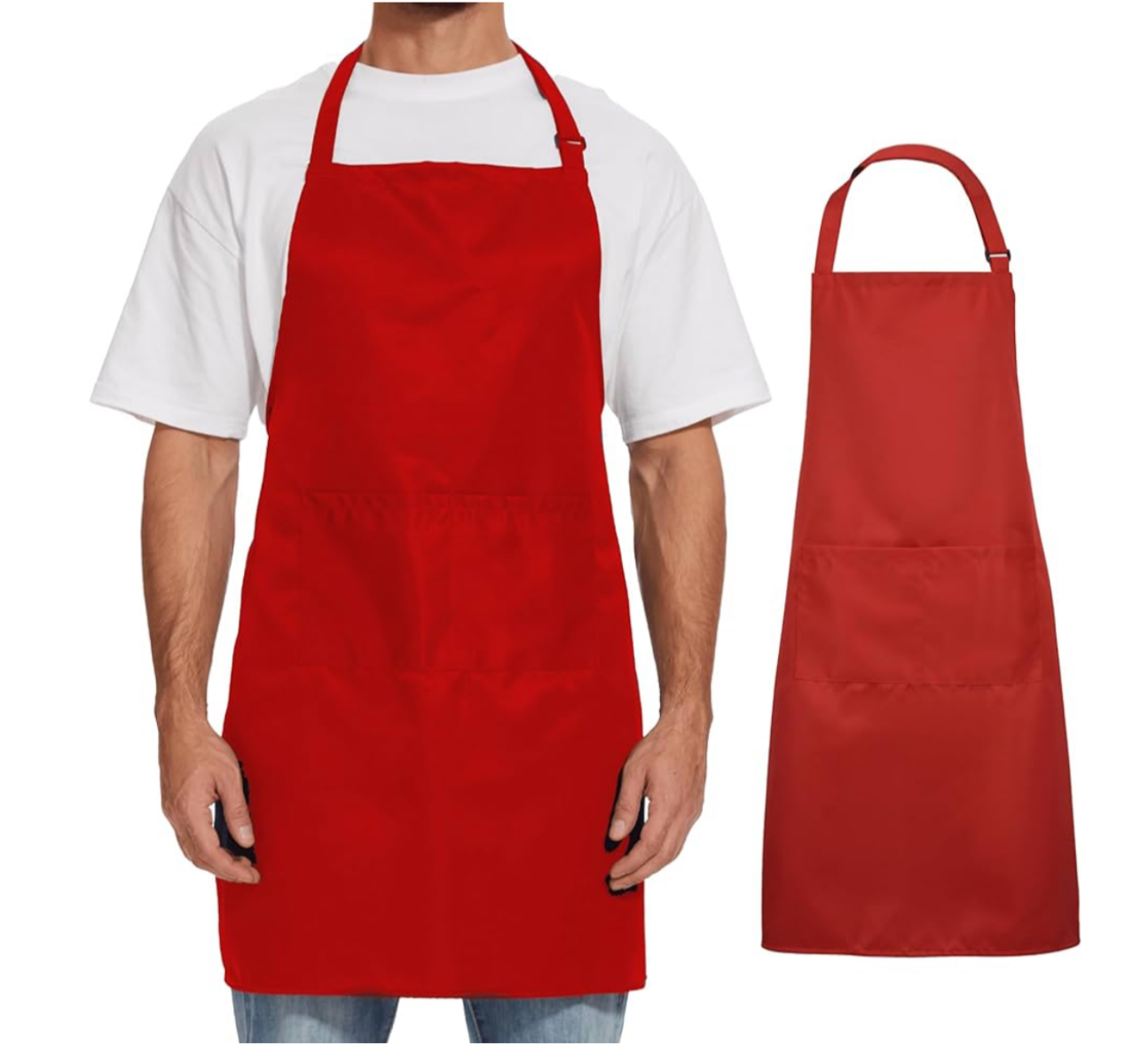 Custom Embroidered Kitchen Apron Polyester