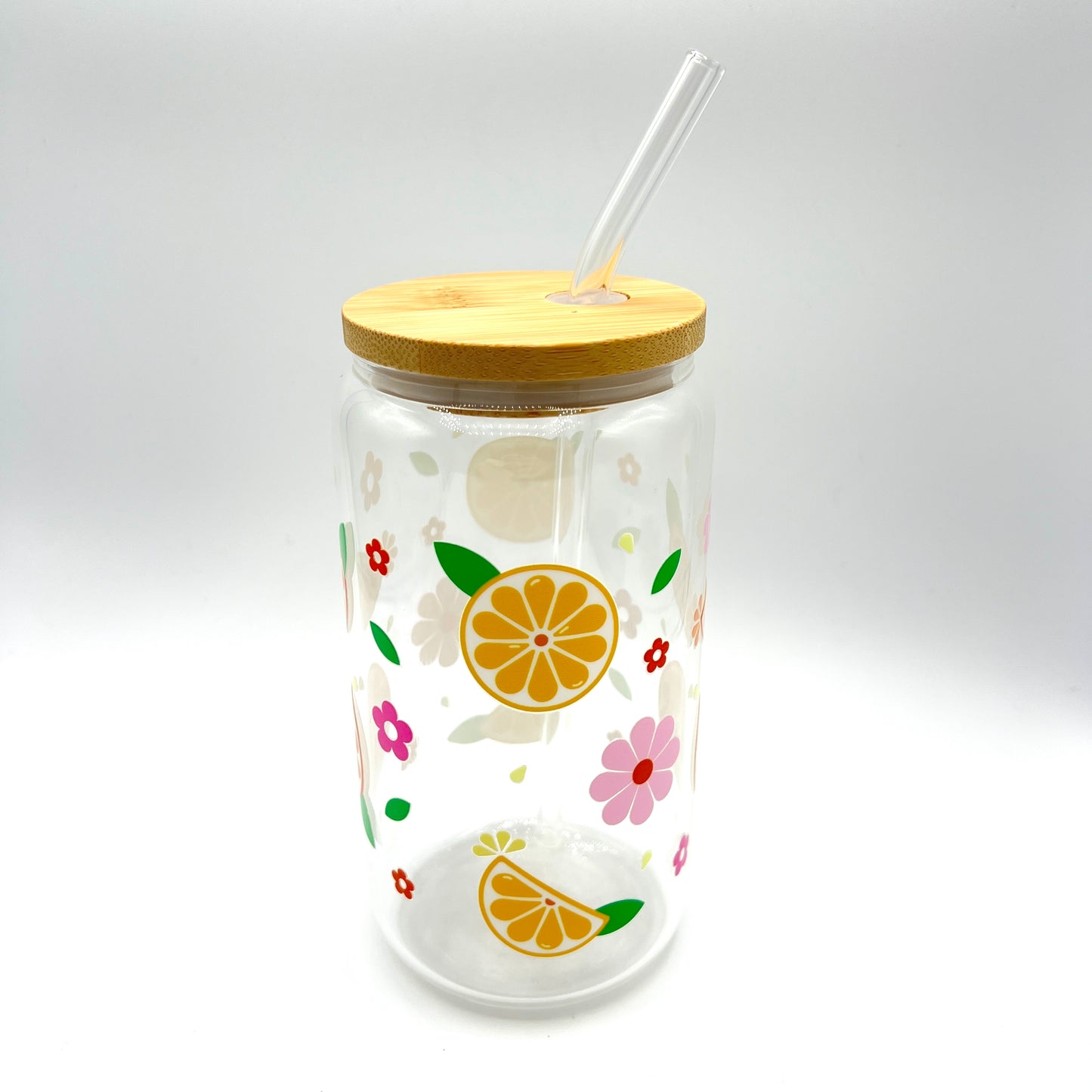 Covered By The Fruit Glass Libby Can 16oz
