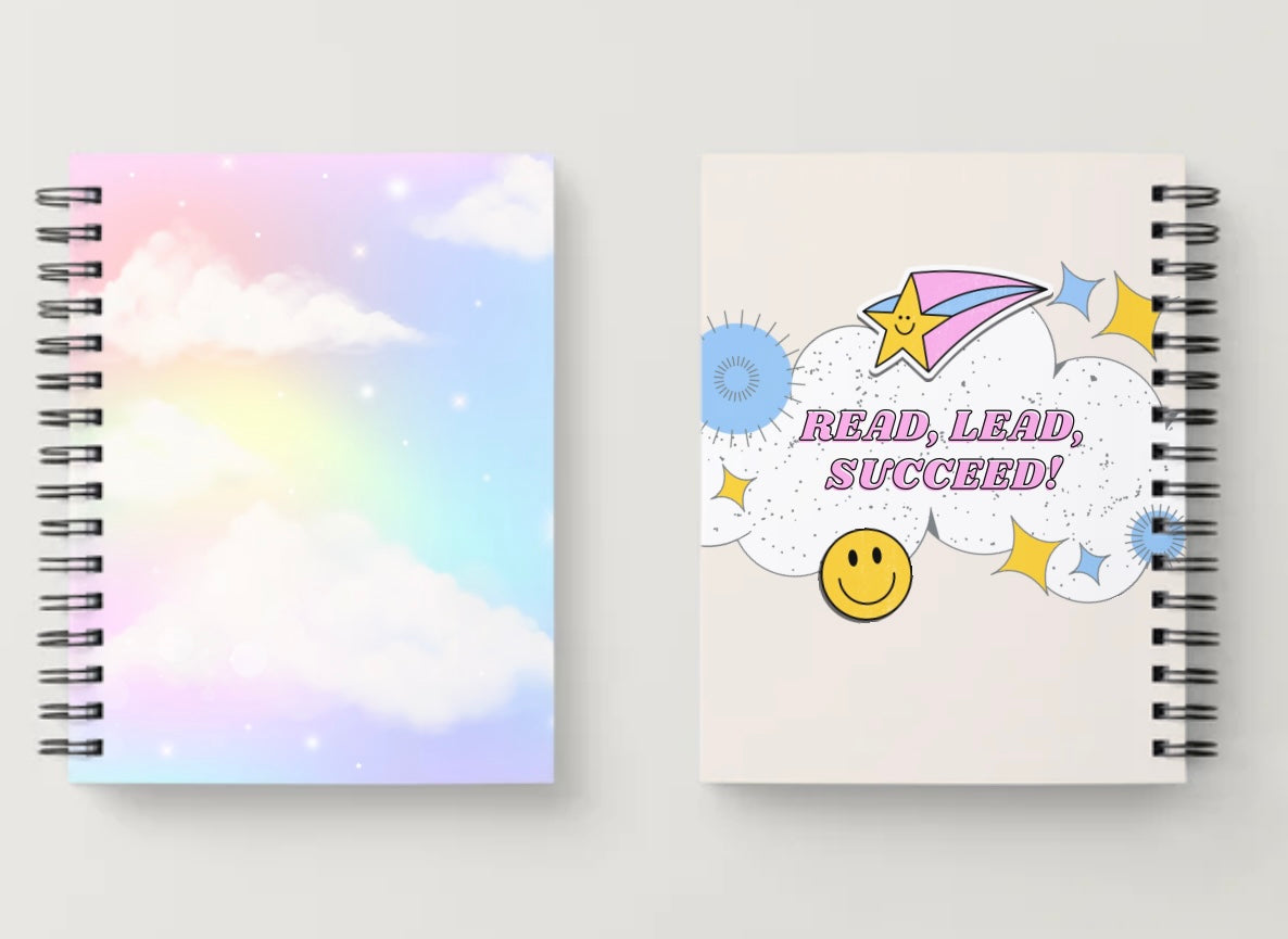 Believe in Yourself Weekly Planner Hardcover Half Paper Size