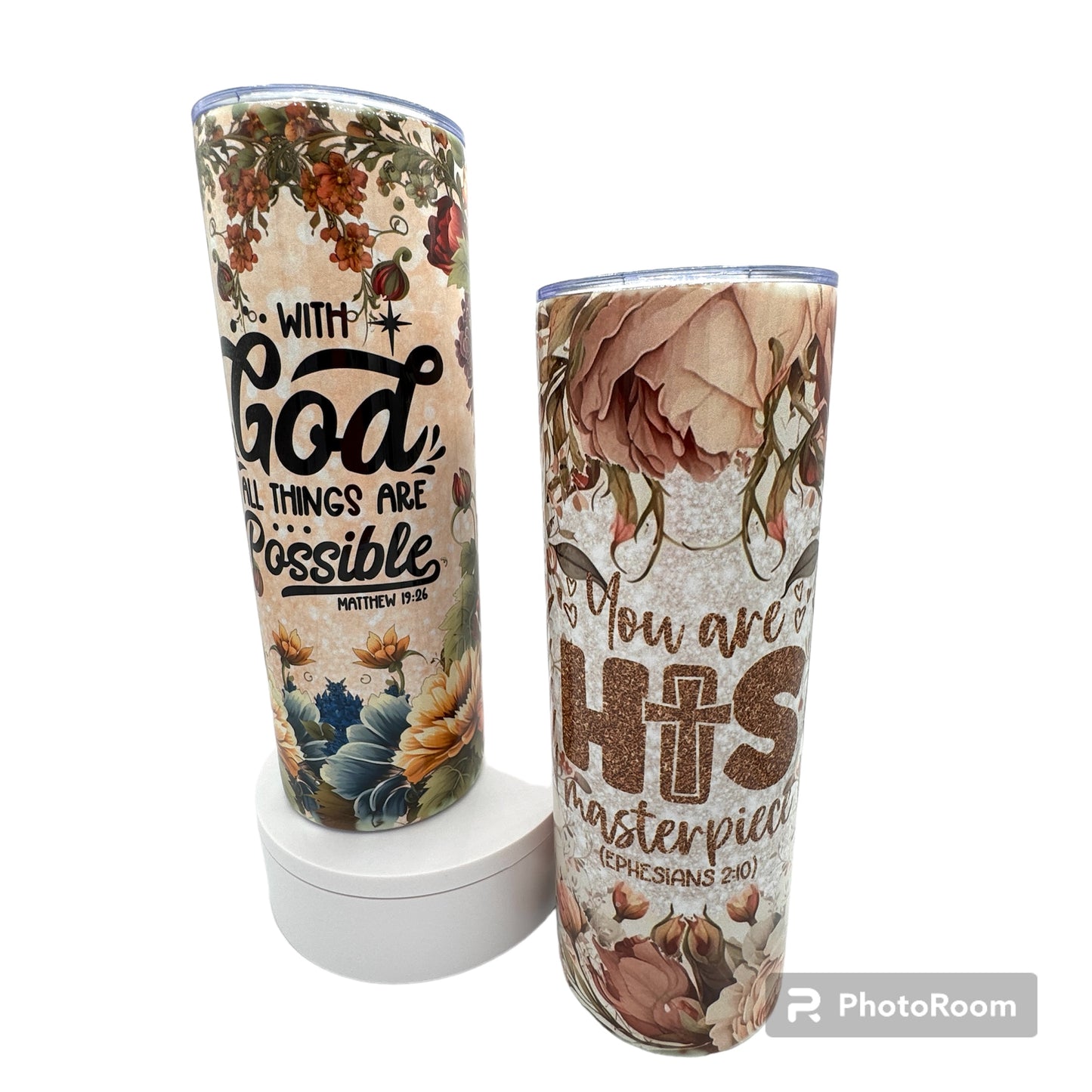 You Are His Masterpiece Eph 2:10 Stainless Steel Tumbler 20oz
