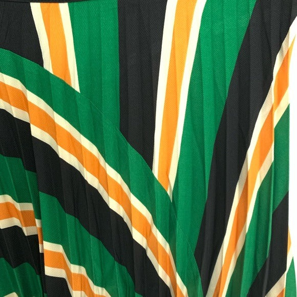 Do+ Be Green Plus Size Stripped Skirt 1x,2x,3x NWT