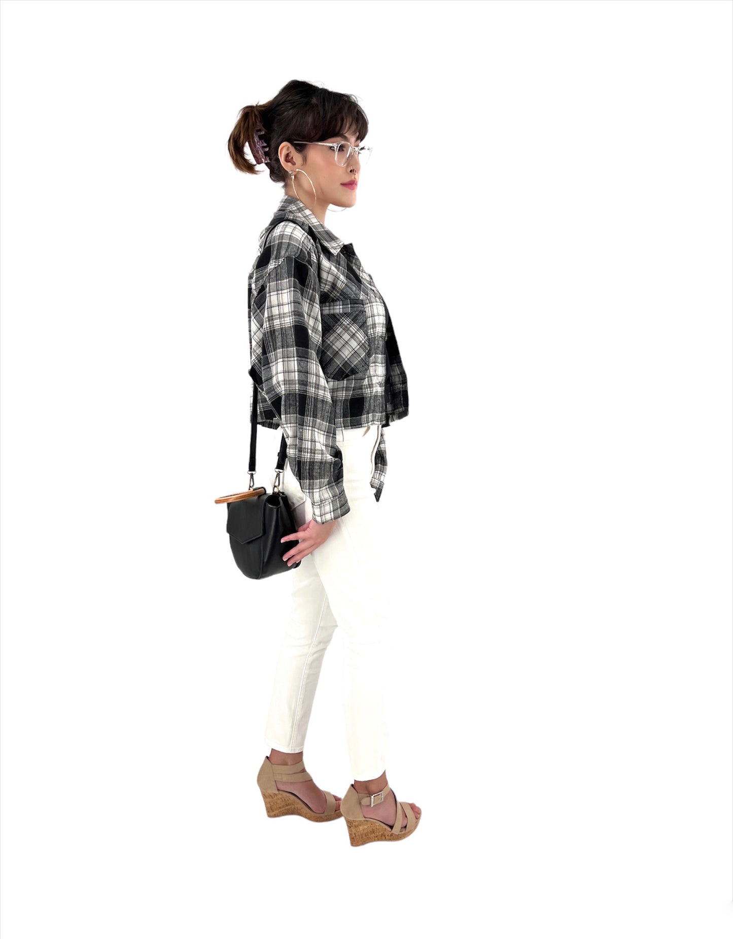 Melissa Cropped Flannel