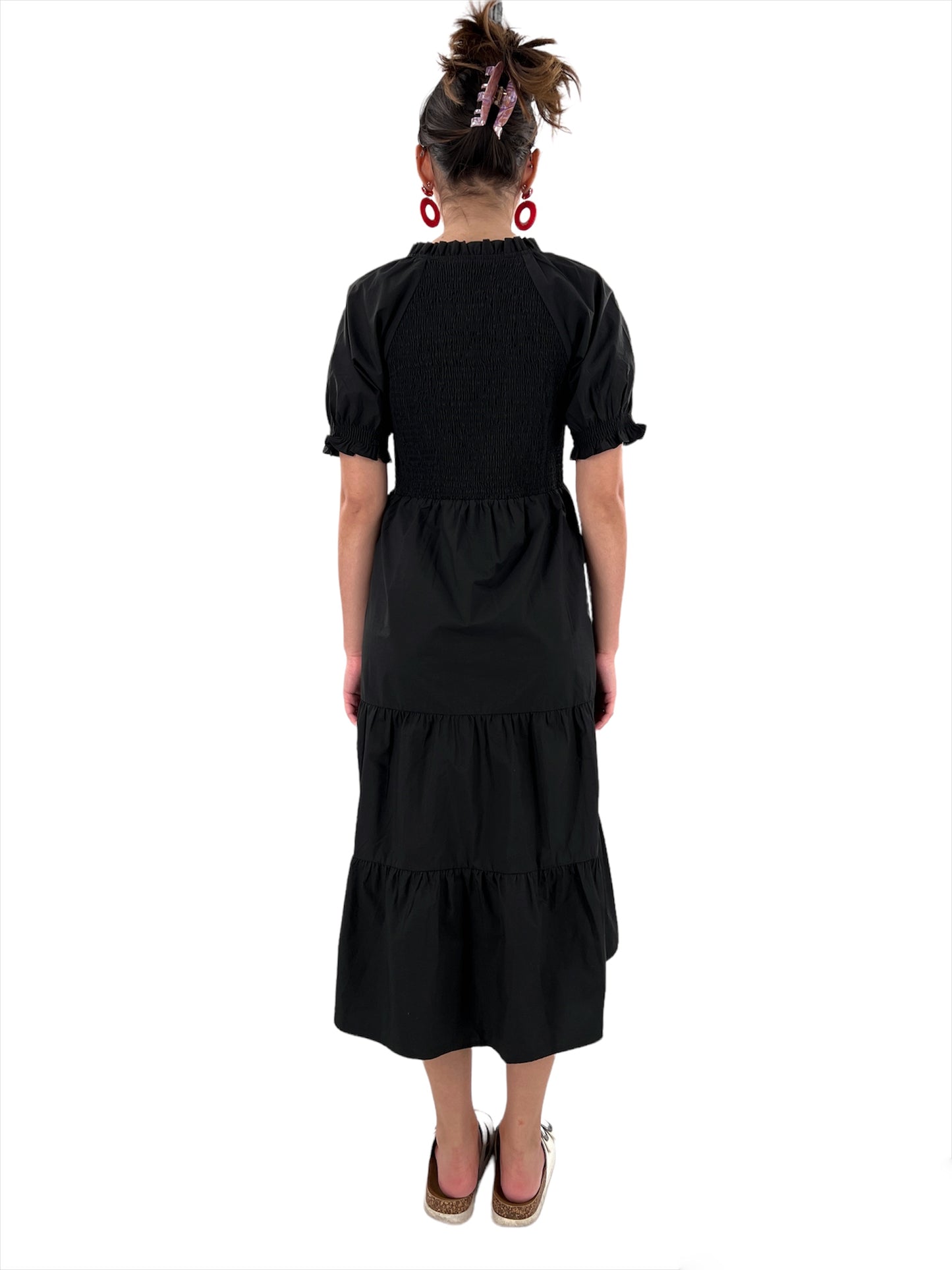 Black Smocked Dress