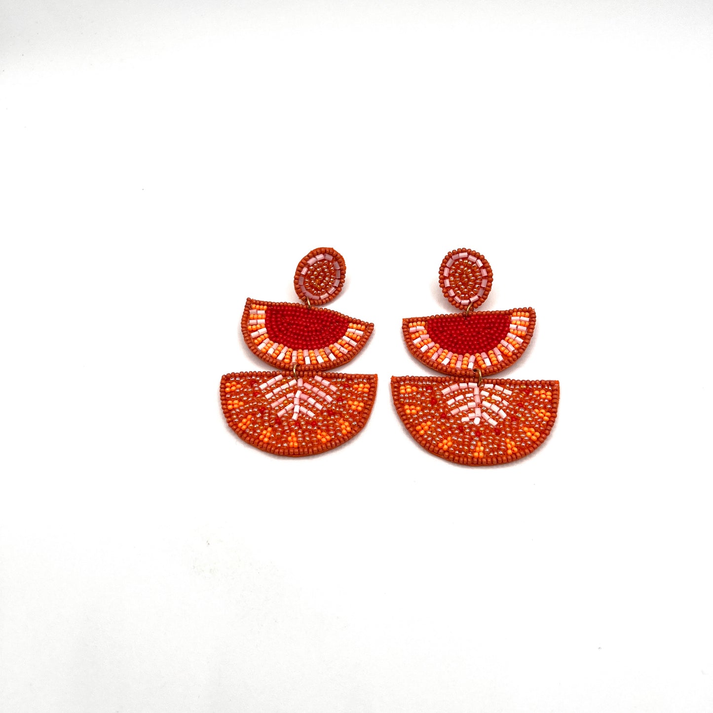 Orange Slice Earrings