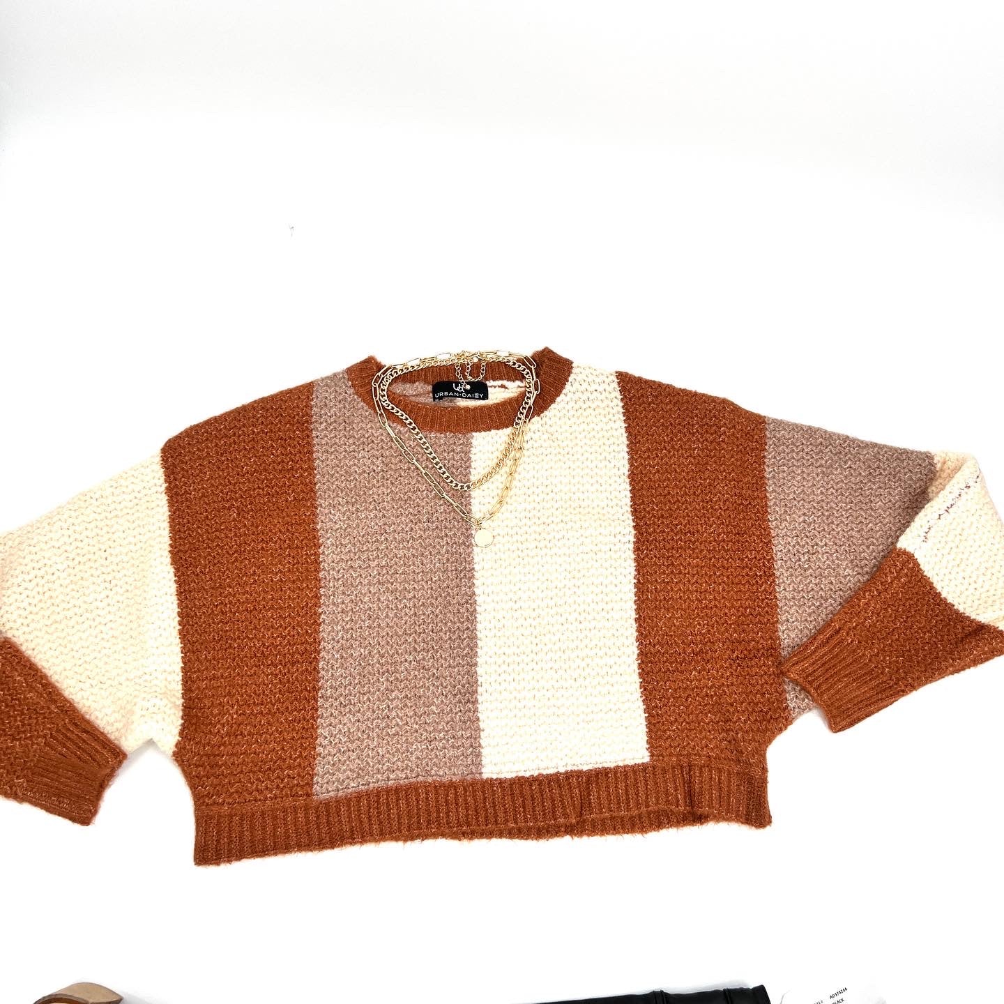 Hope Color Block Sweater by Urban Daisy