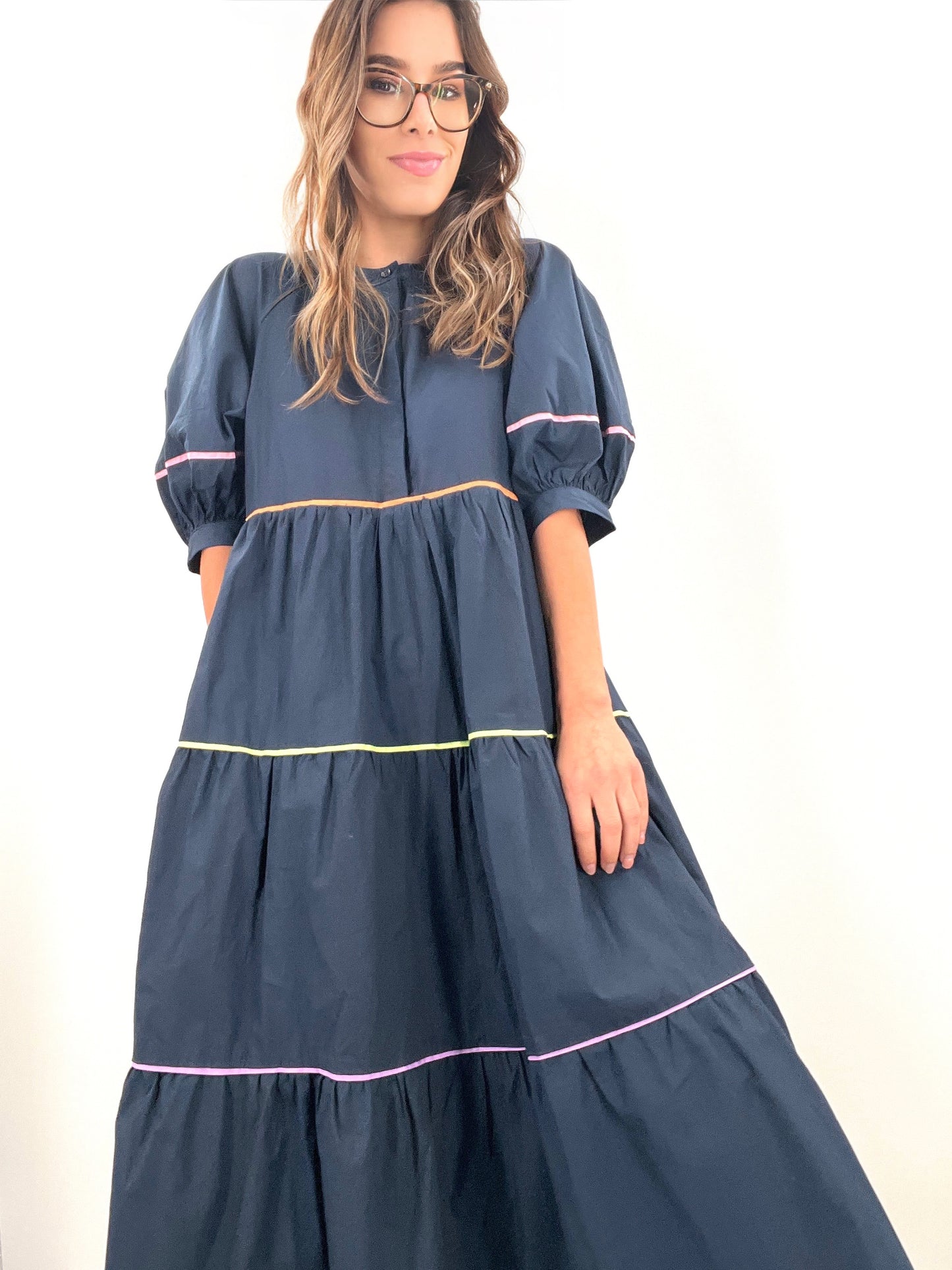 Rainbow Midi Dress