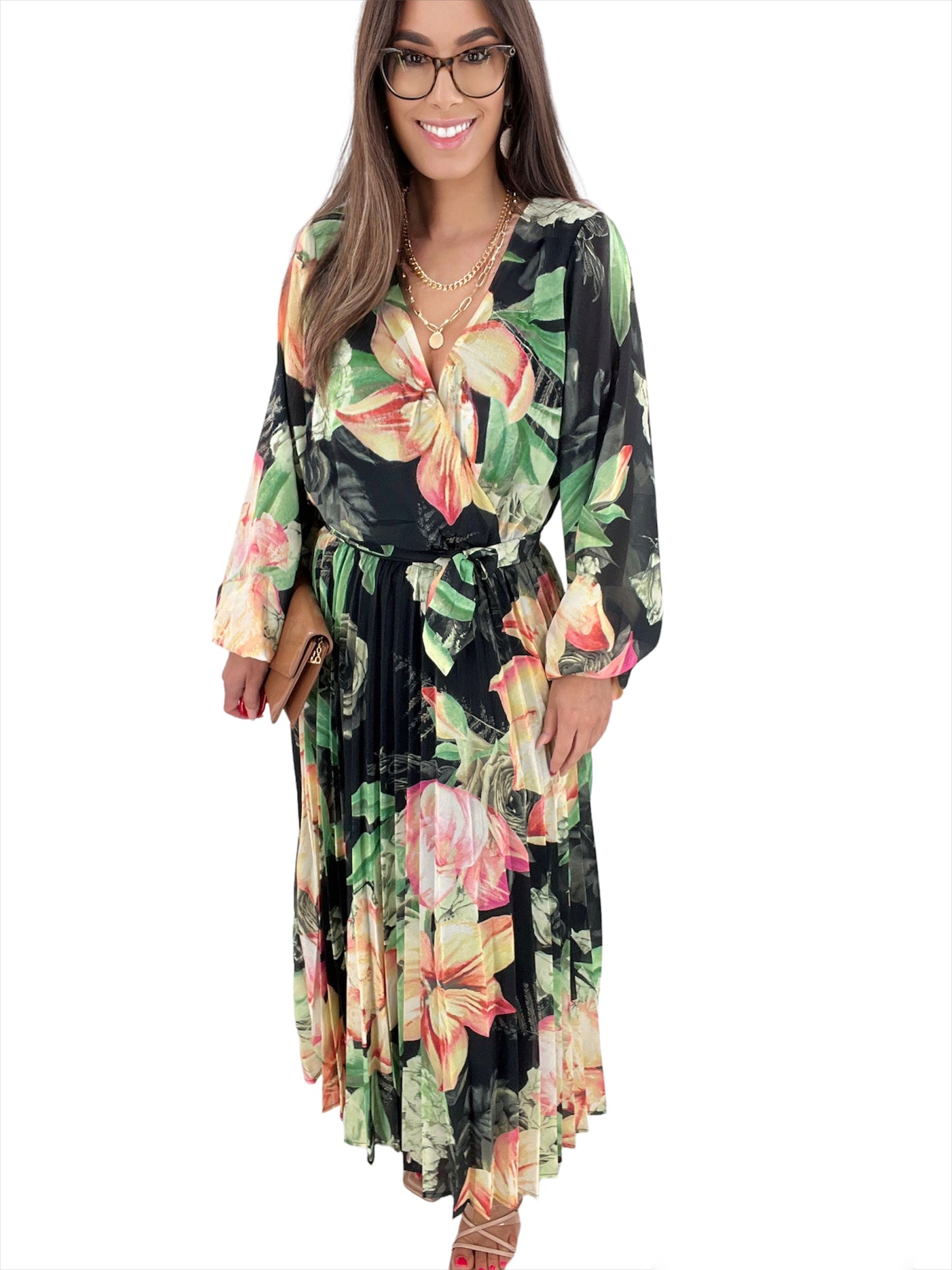 Leilani Fall Luao Midi Dress