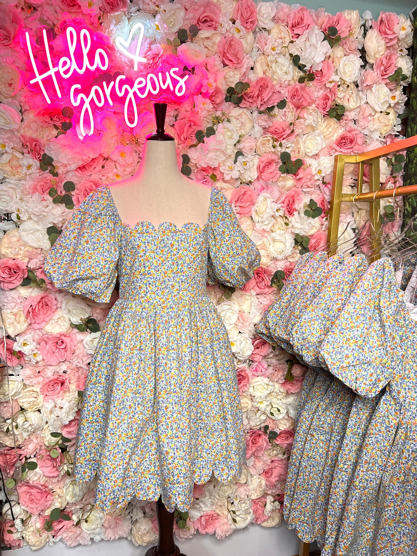 Daisy Dreams Scalloped Dress