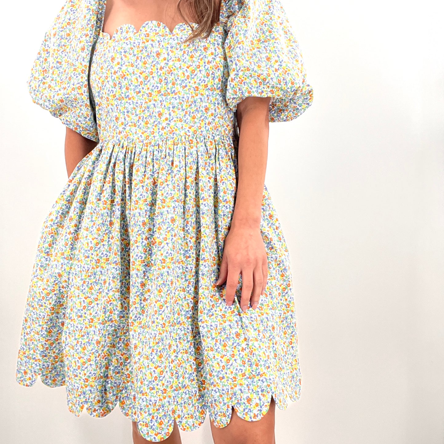 Daisy Dreams Scalloped Dress