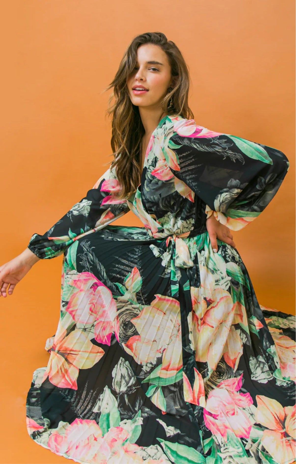 Leilani Fall Luao Midi Dress