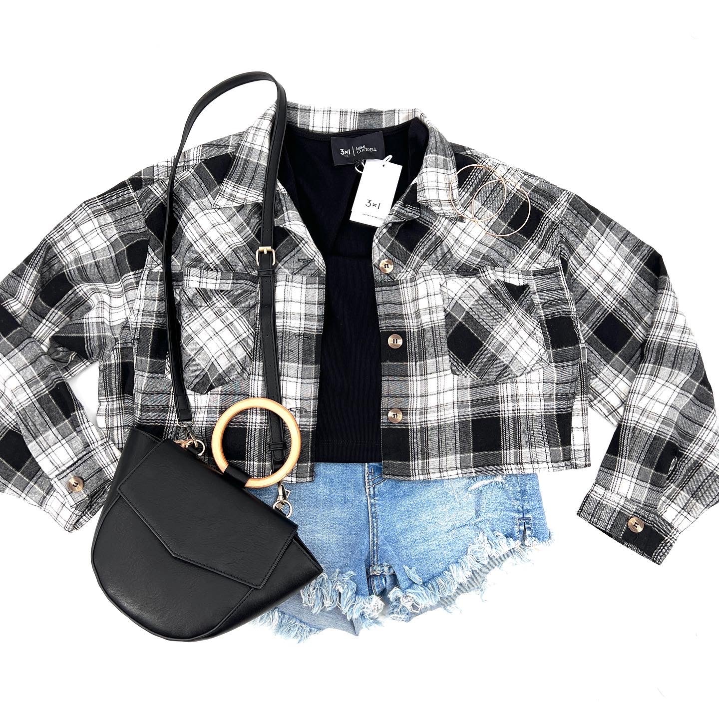 Melissa Cropped Flannel