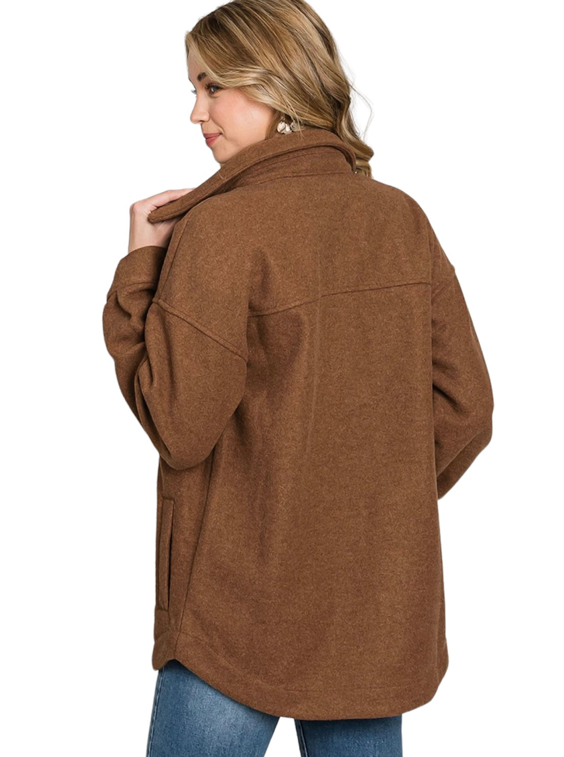 Tory Camel Shacket