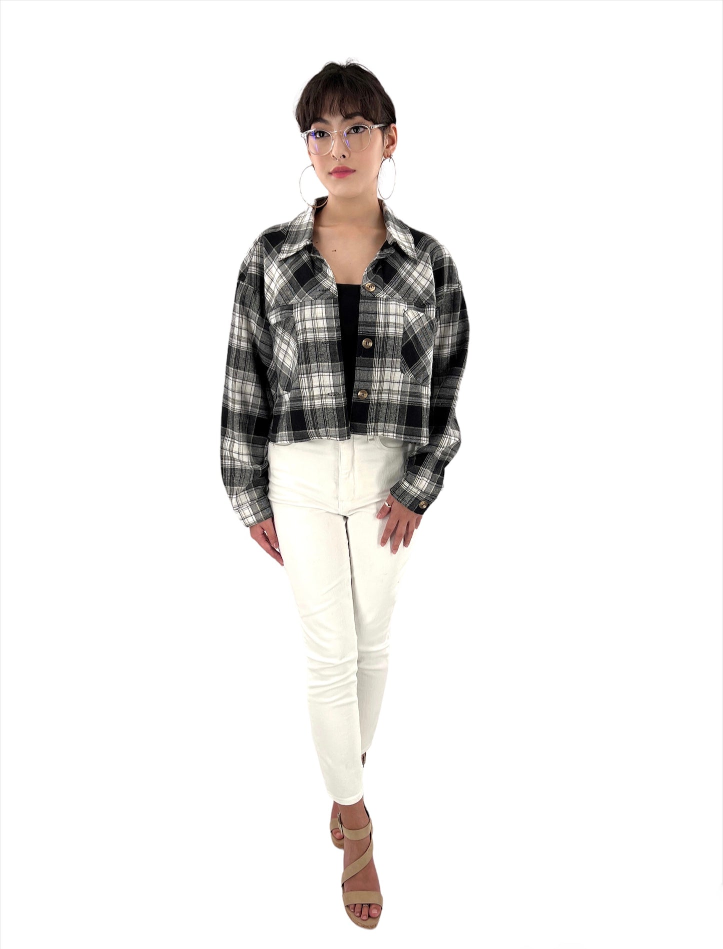 Melissa Cropped Flannel