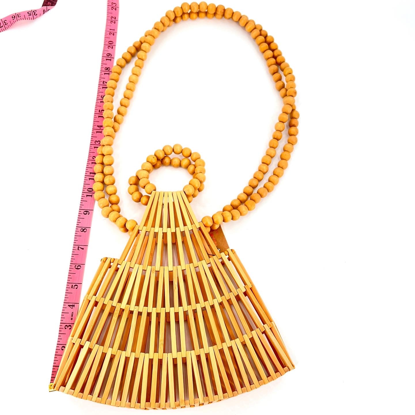 Beach Vibes Bamboo Bag