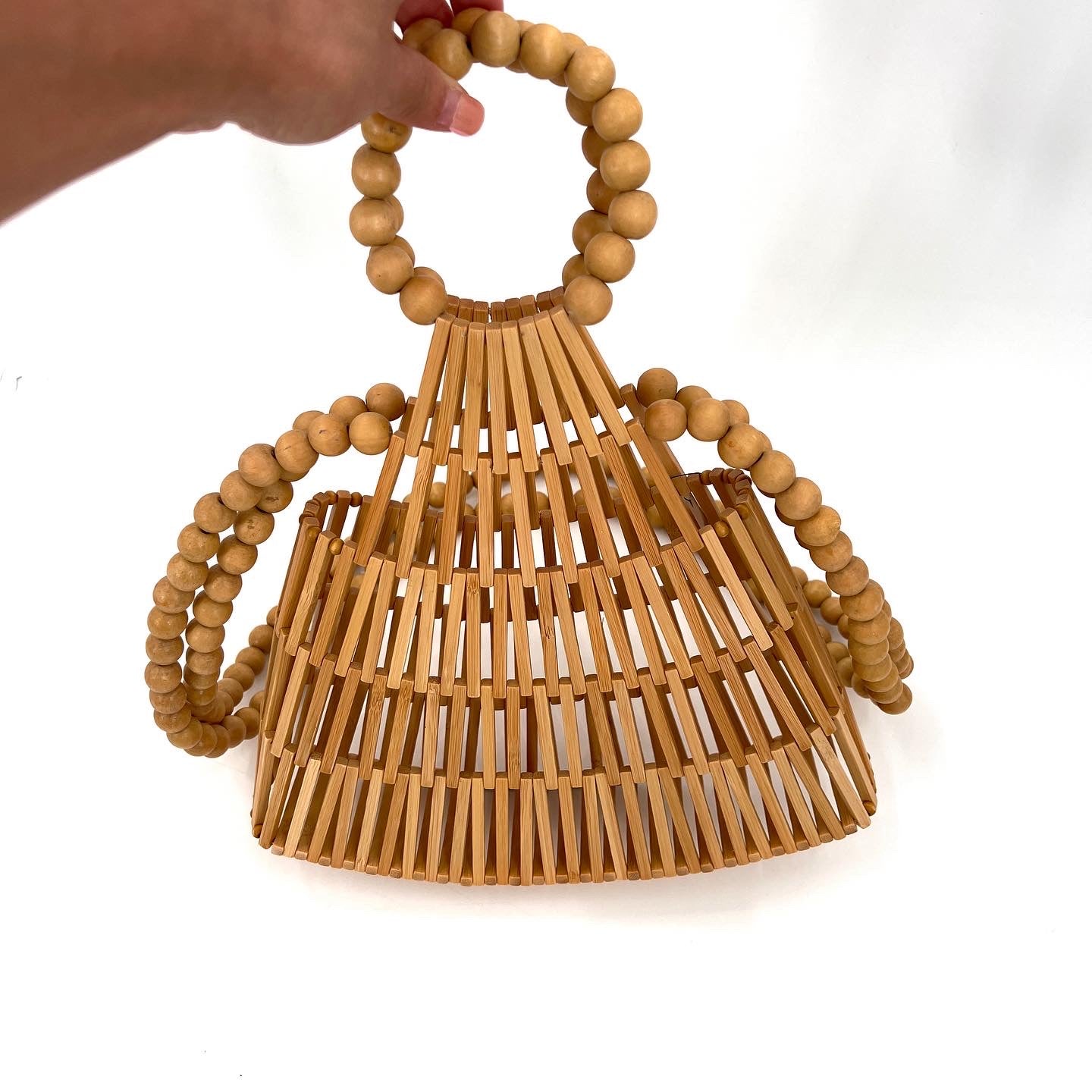 Beach Vibes Bamboo Bag