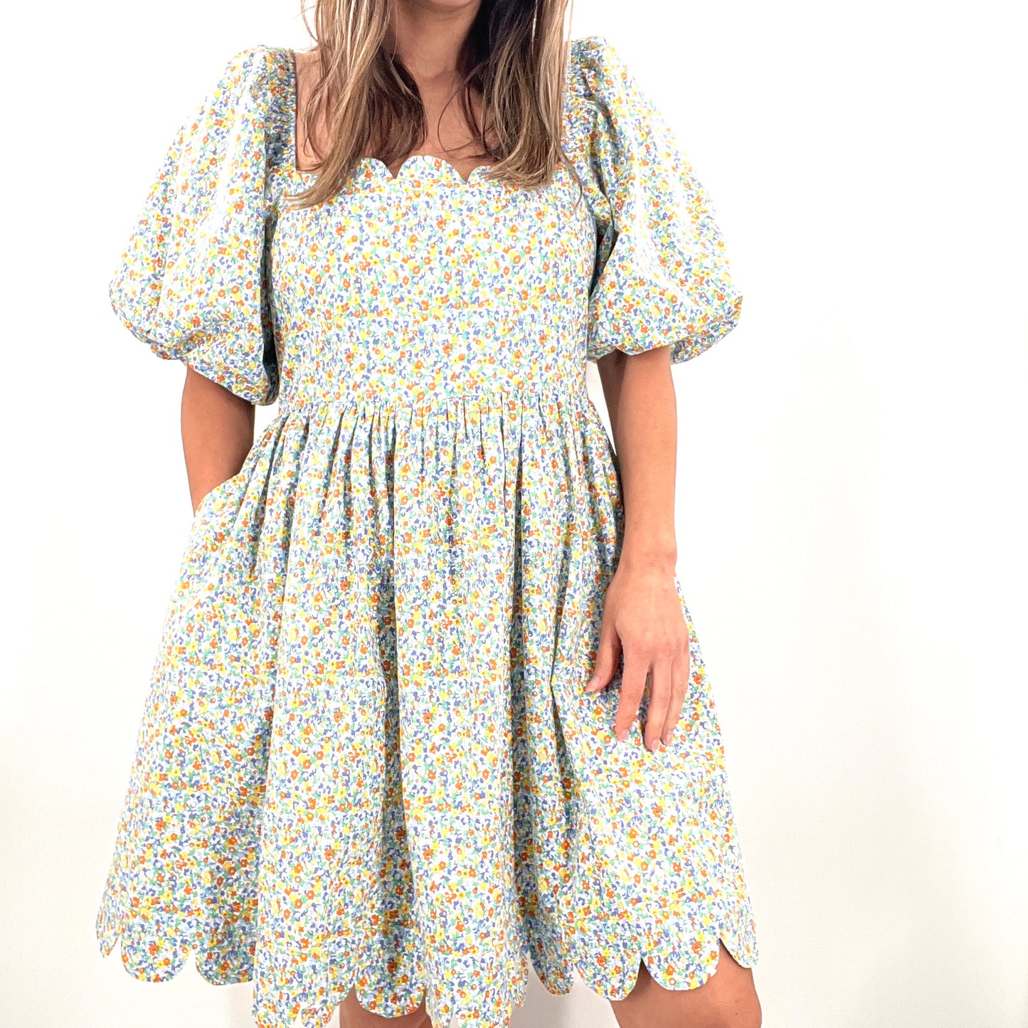 Daisy Dreams Scalloped Dress