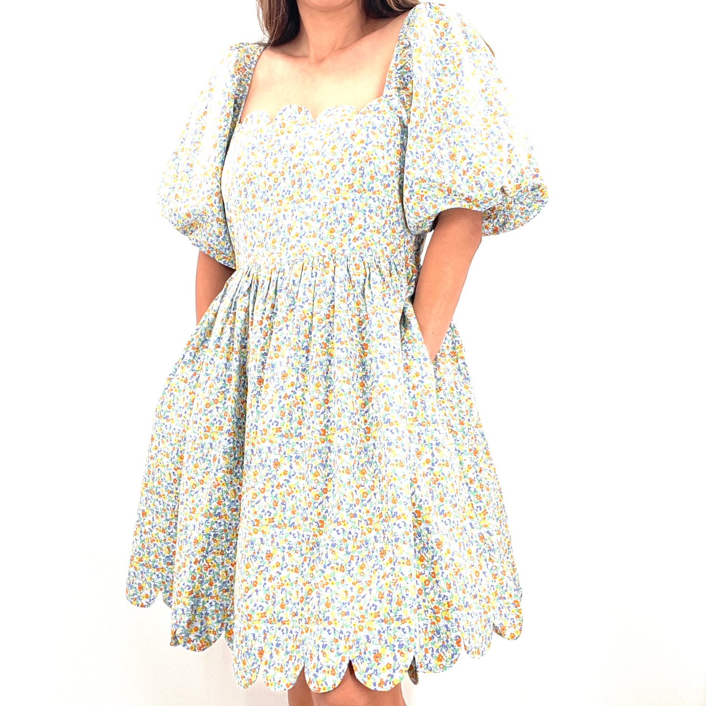 Daisy Dreams Scalloped Dress