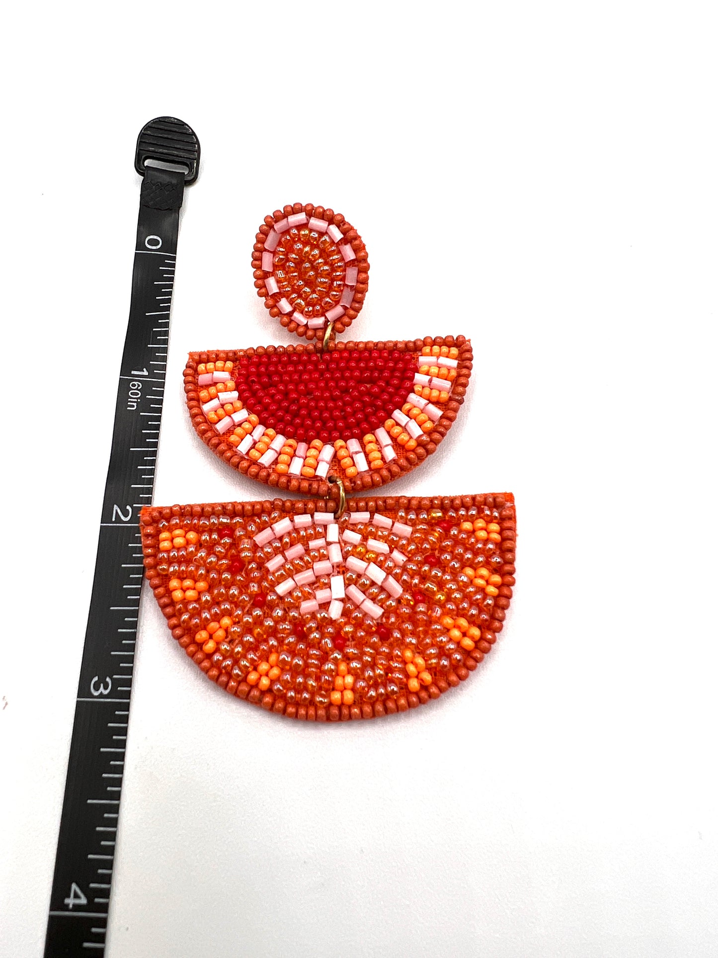 Orange Slice Earrings