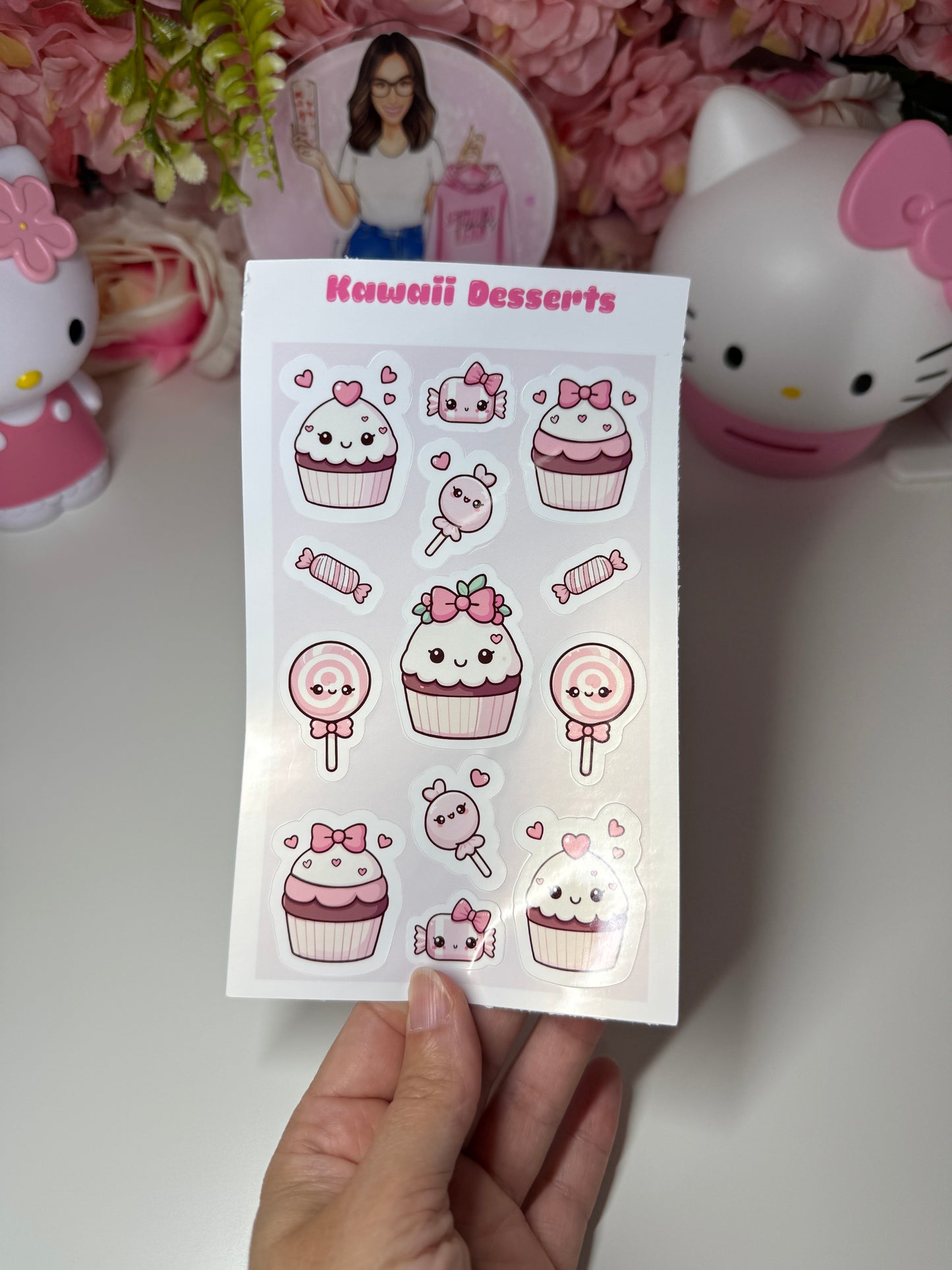 Kawaii Deserts Sticker Sheet