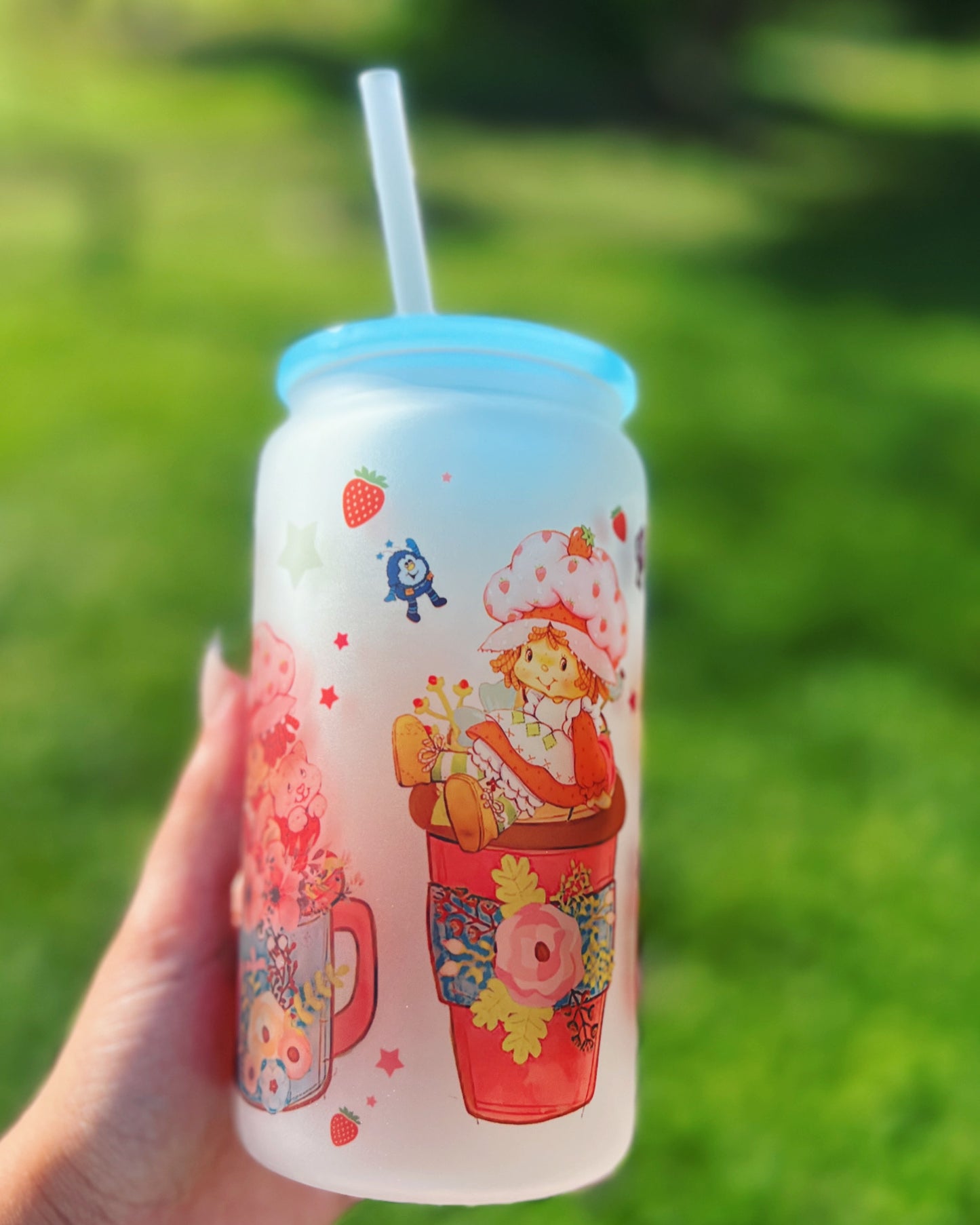 80's Cartoon Characters Frosted Libby Cup 16oz