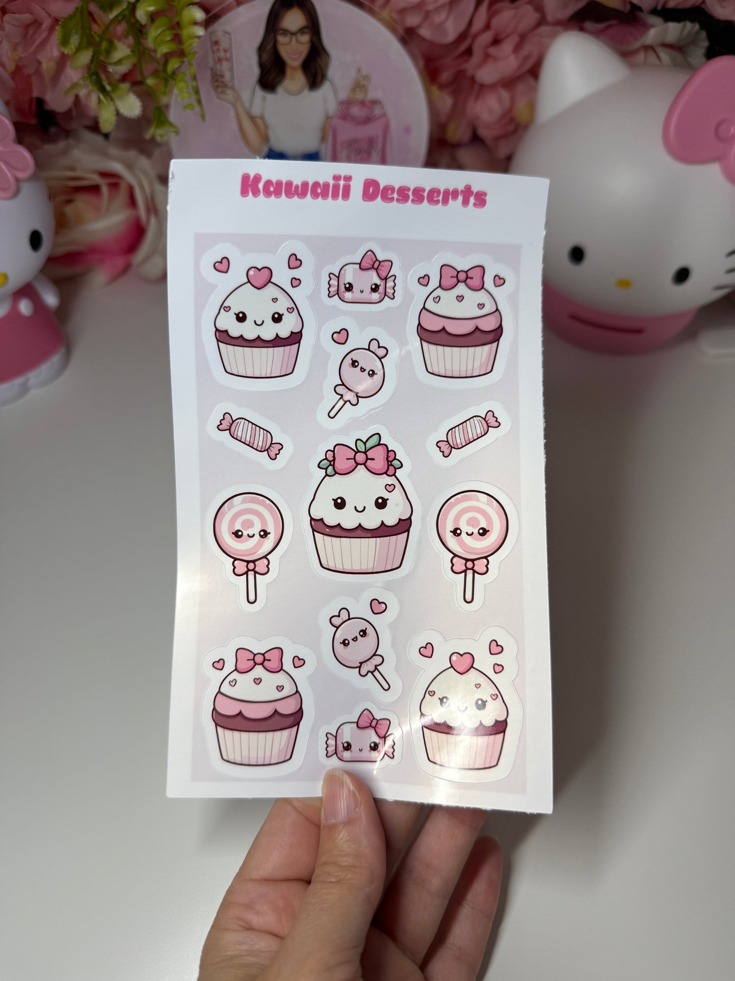 Kawaii Deserts Sticker Sheet