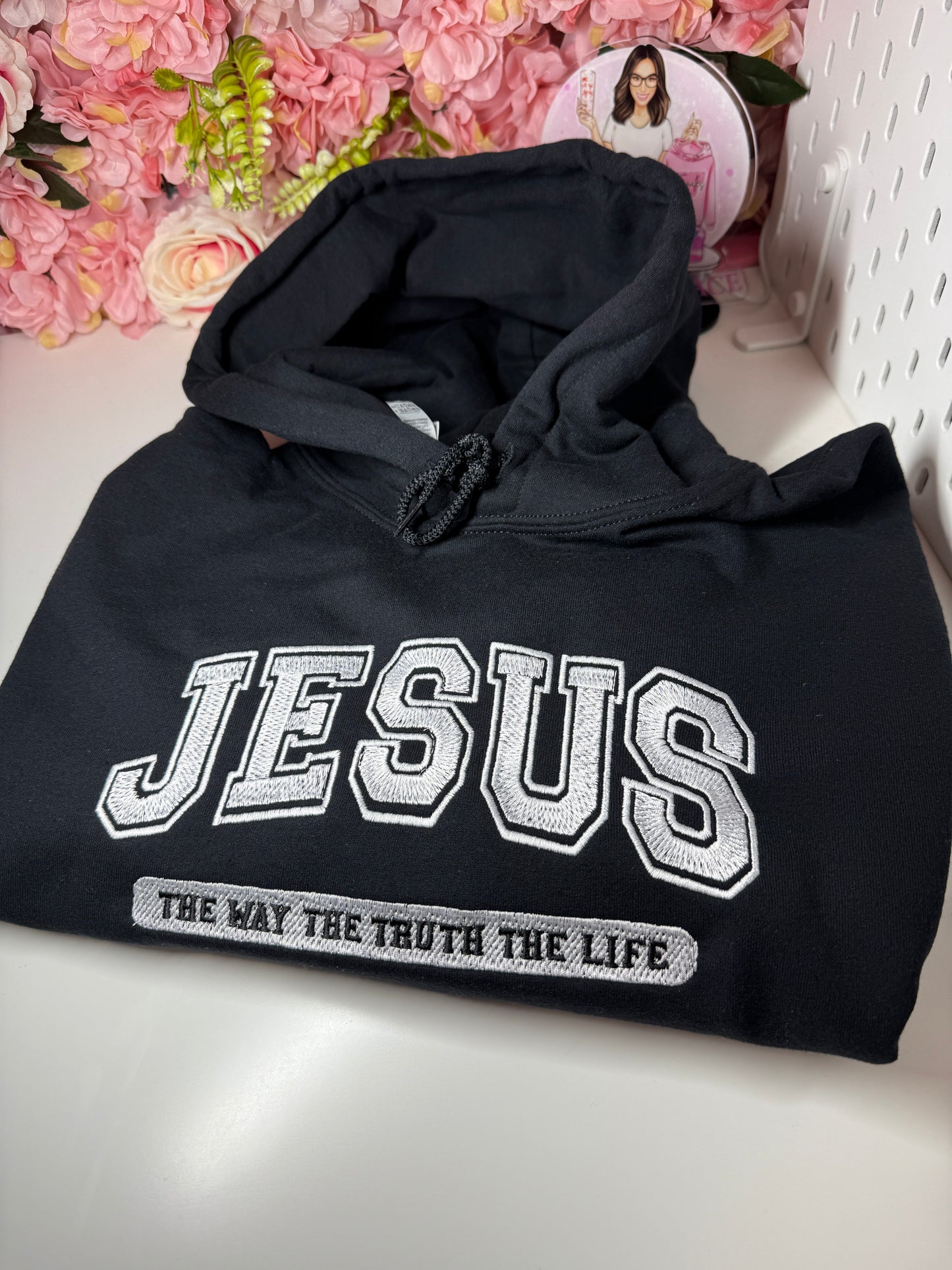 Jesus The Way The Truth The Life Hoodie Black Unisex