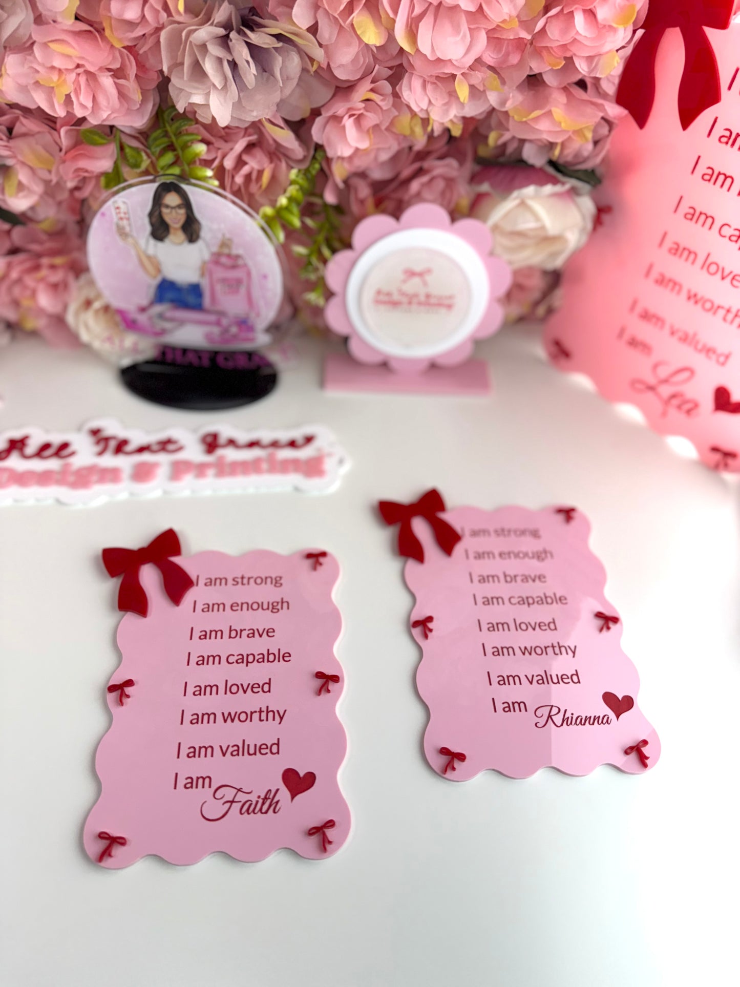 I am Coquette Acrylic Sign