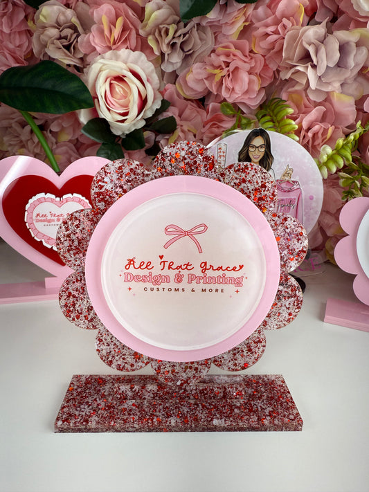 Mini Acrylic Scalloped Watermark