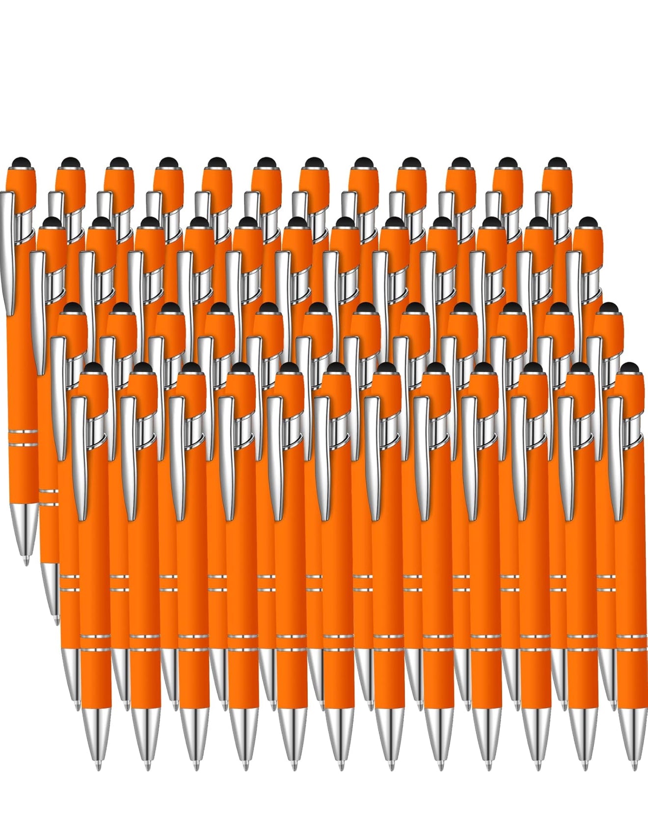 Engraved Rubber Inkling Ballpoint Pen With Stylus