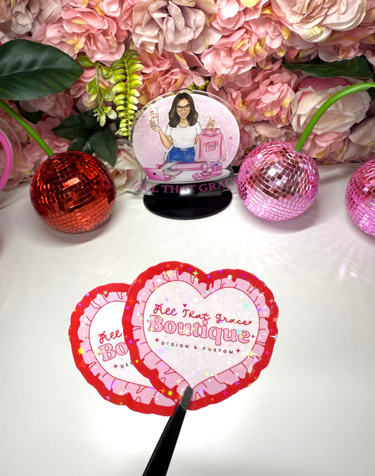 Custom Logo Die Cut Stickers