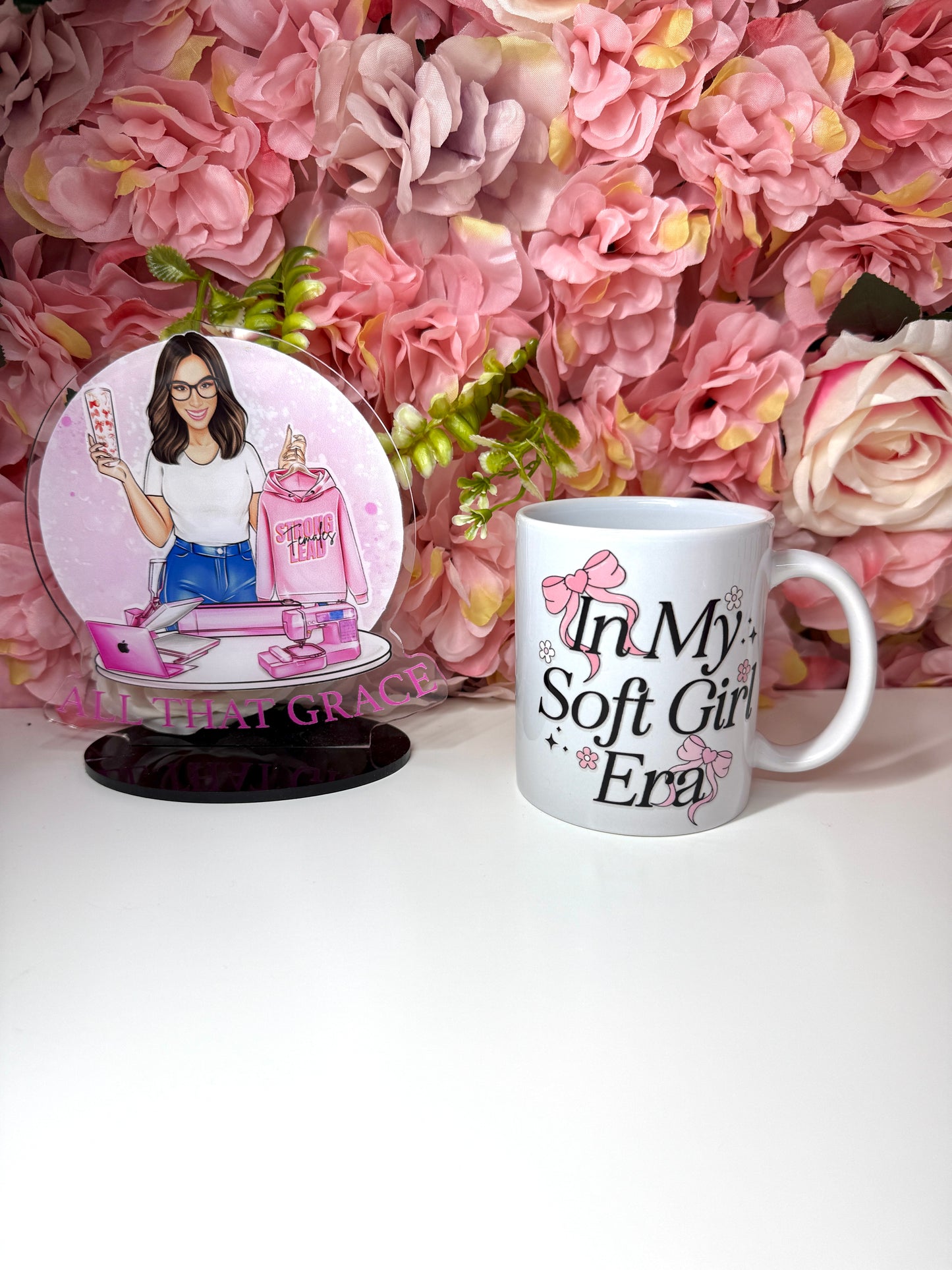 In My Soft Girl Era Bow Coquette Ceramic Mug 11oz