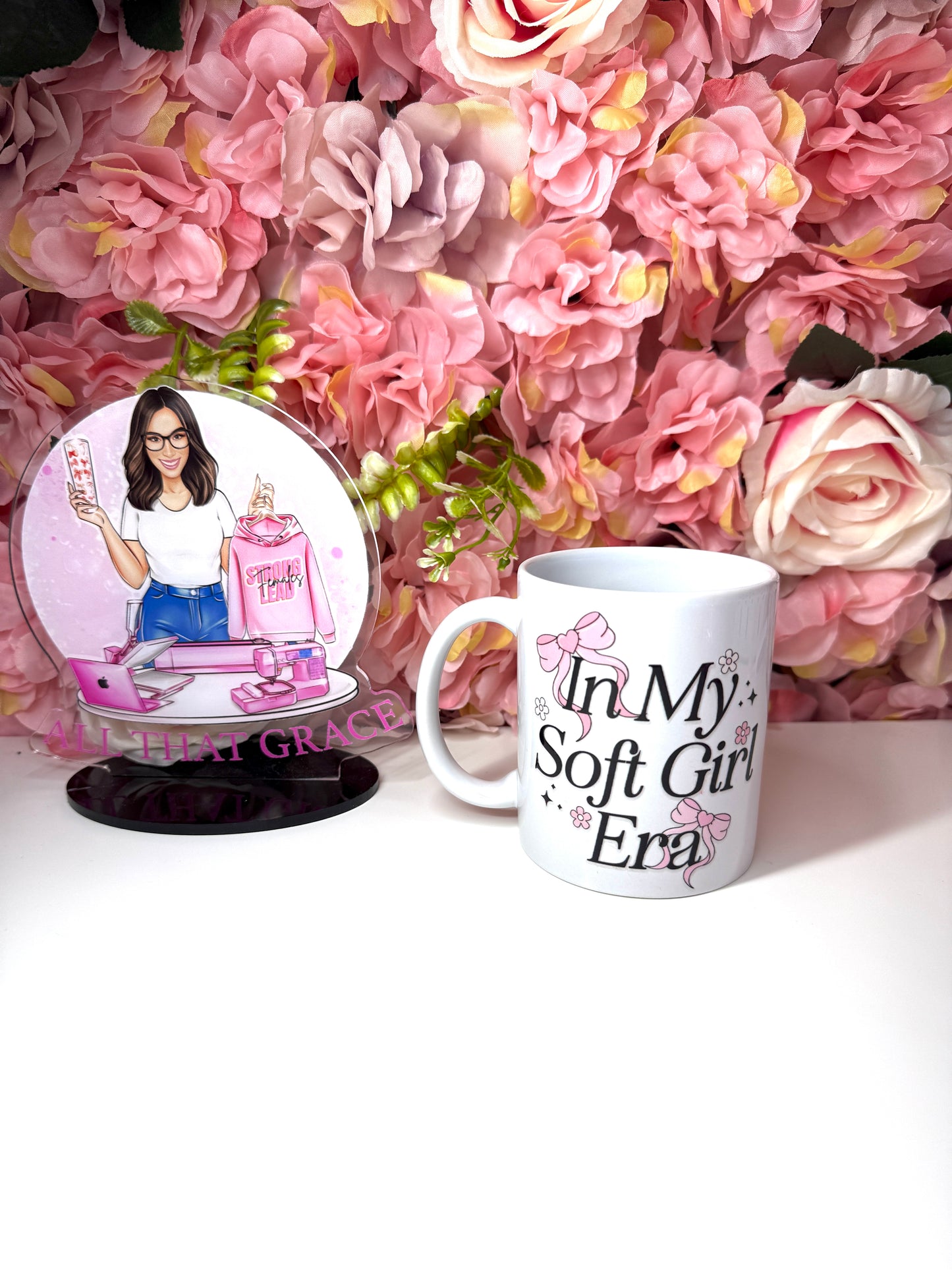 In My Soft Girl Era Bow Coquette Ceramic Mug 11oz