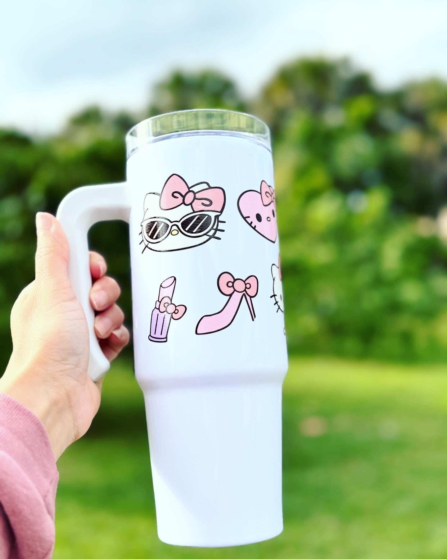 Kitty Make Up Tumbler 30oz