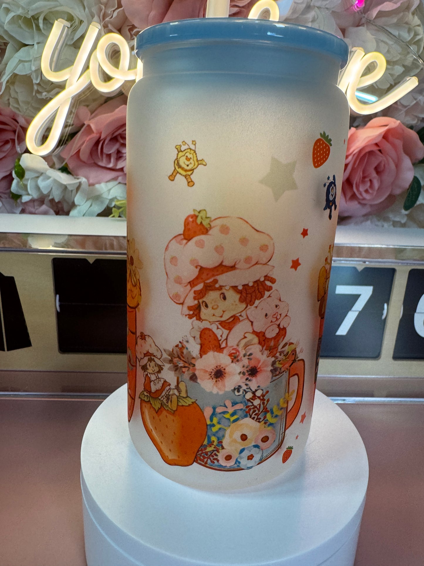 80's Cartoon Characters Frosted Libby Cup 16oz