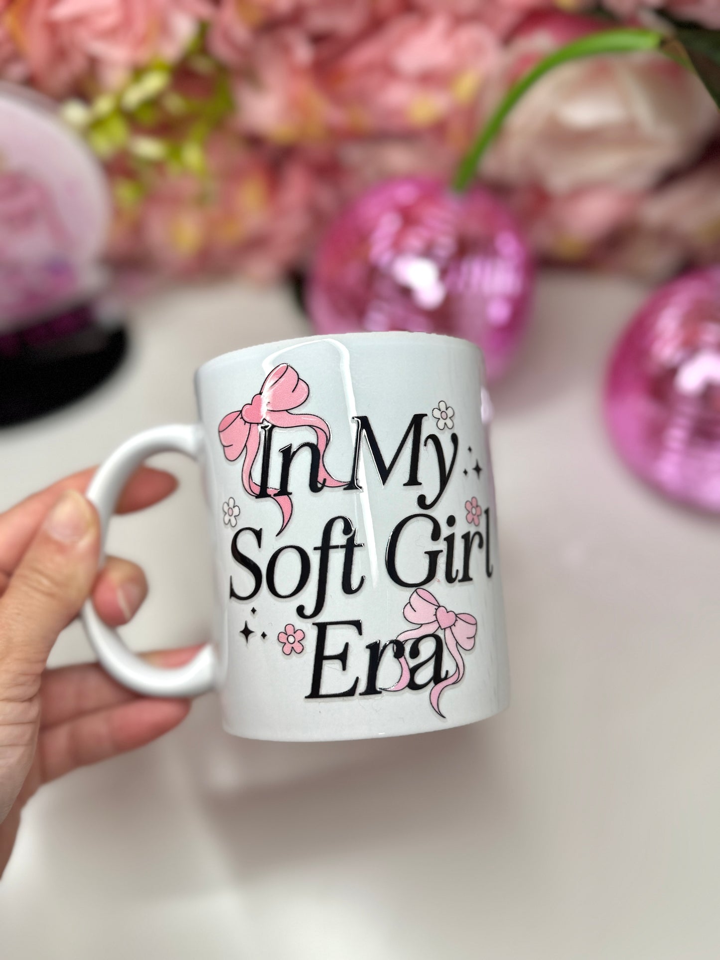 In My Soft Girl Era Bow Coquette Ceramic Mug 11oz