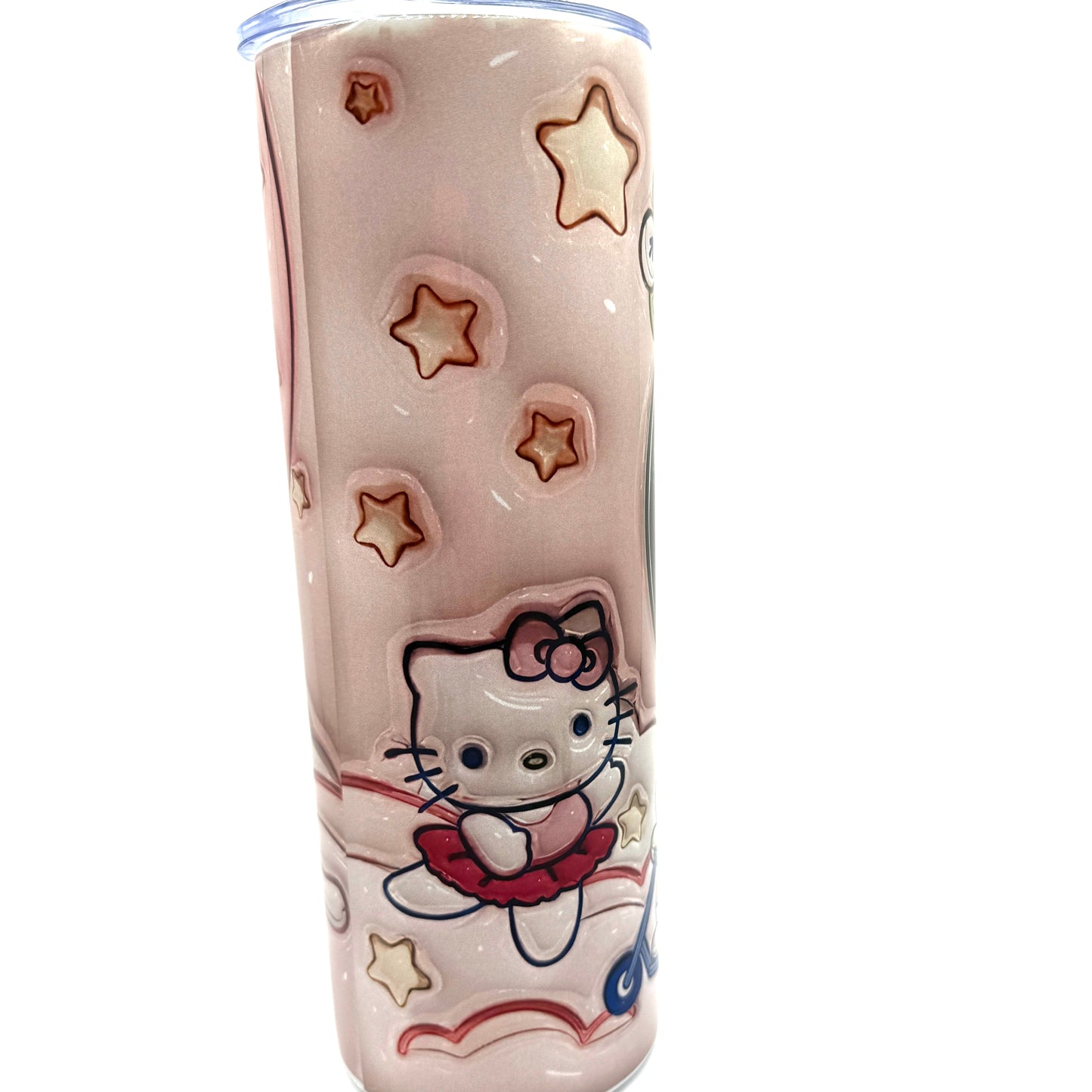 Cat and The Crew Starbucks Dupe 3D 20oz Stainless Steel Tumbler Skinny Cup