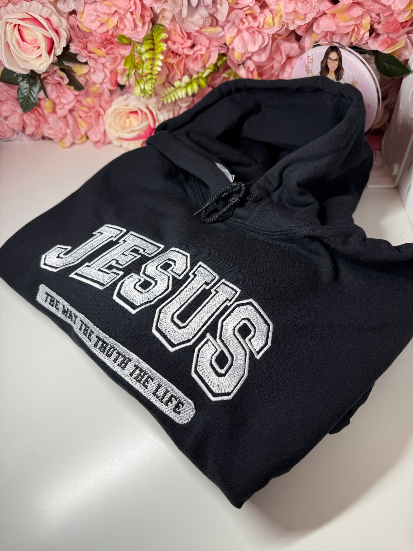 Jesus The Way The Truth The Life Hoodie Black Unisex