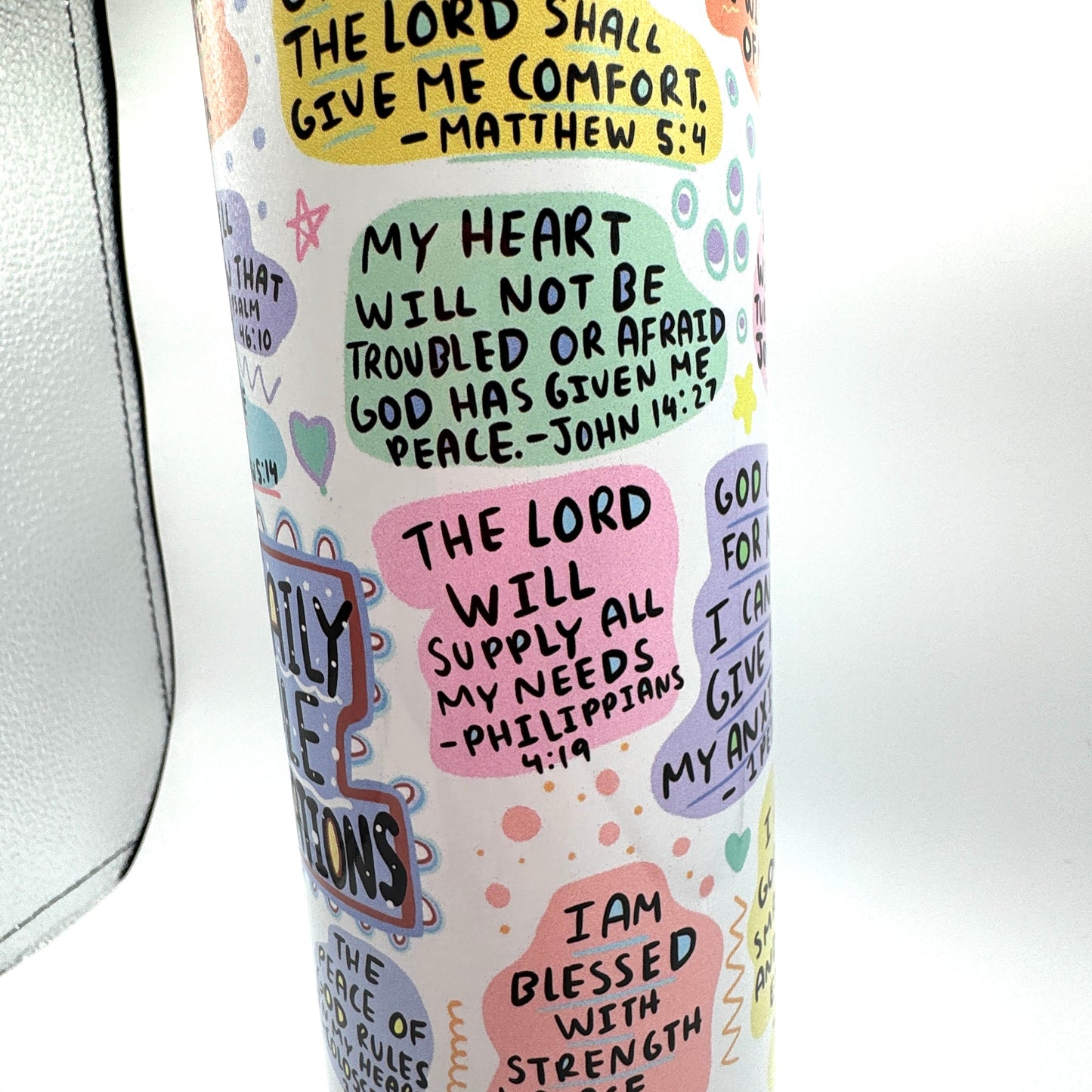 My Daily Bible Affirmations 20oz Stainless Steel Tumbler