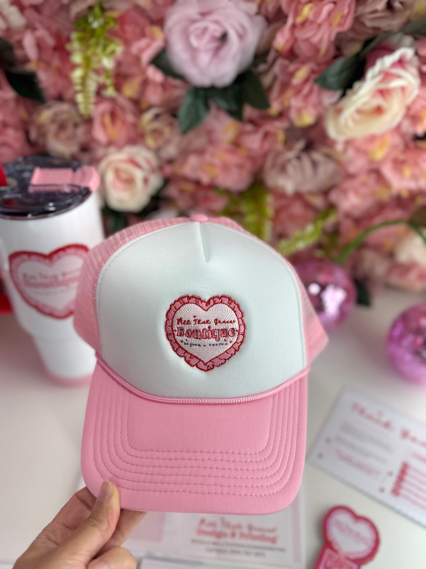 Custom Logo Embroidered Foam Trucker Hat