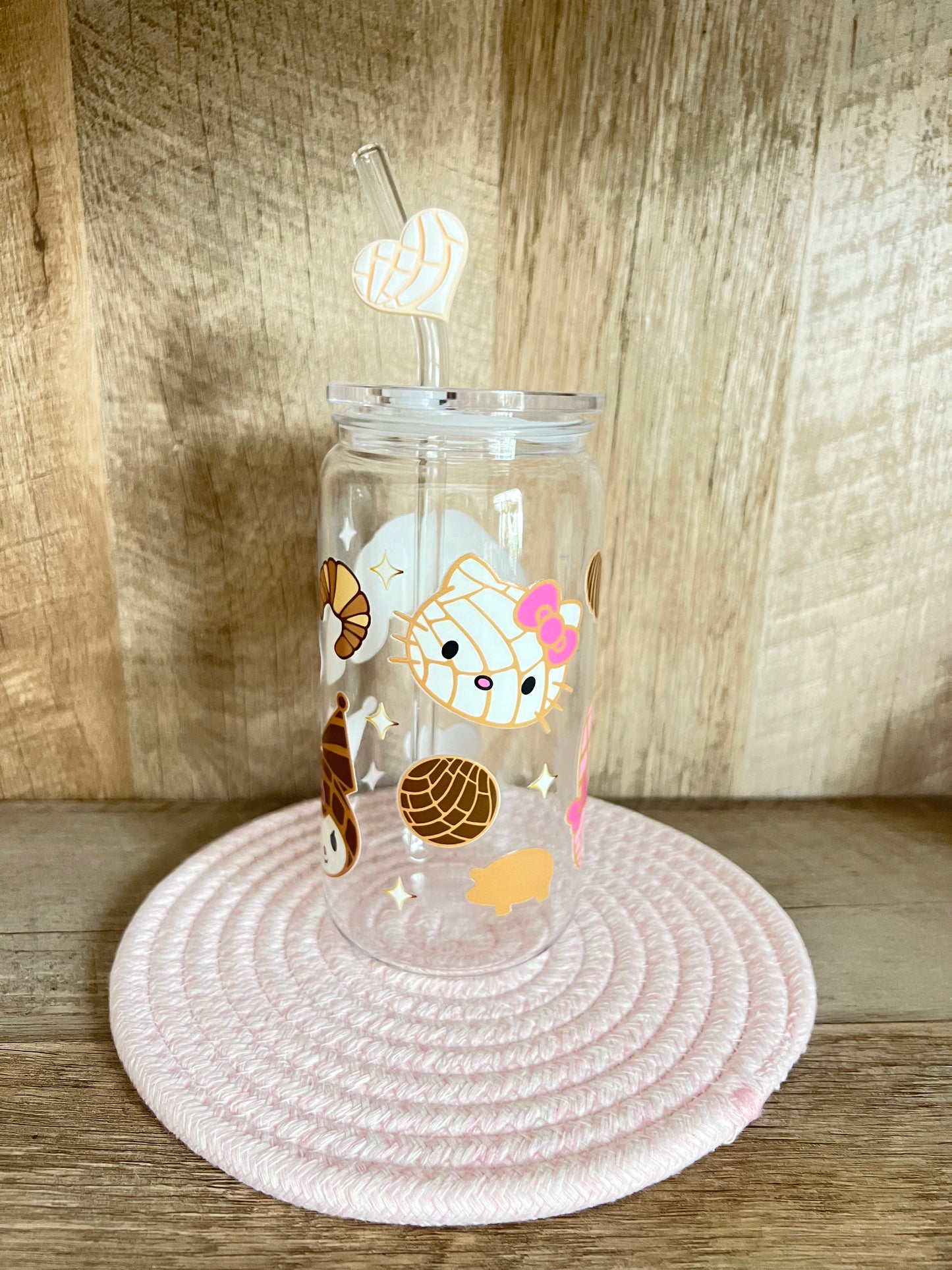 Concha Kitty Clear Plastic Jelly Cup